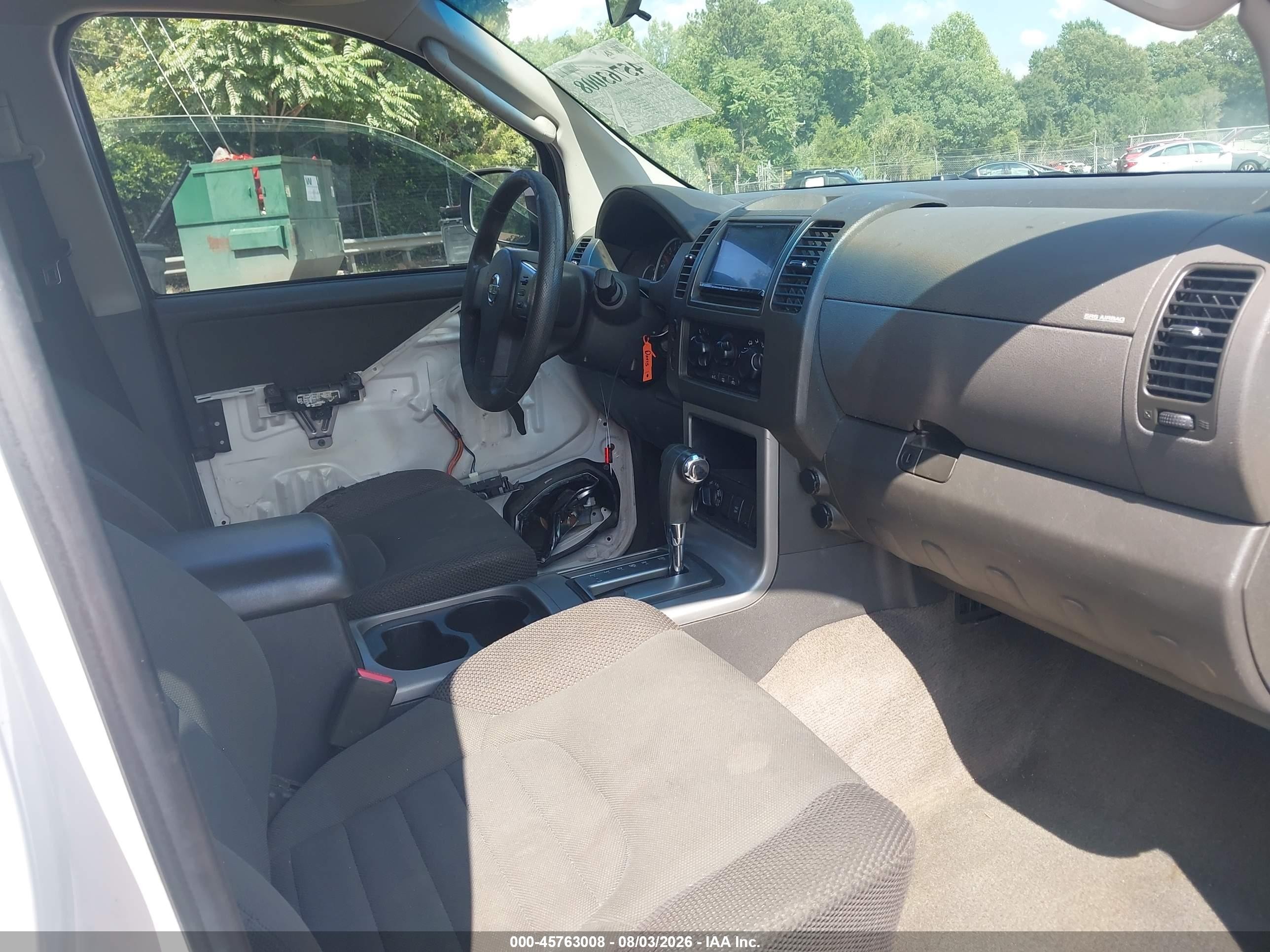 2008 Nissan Pathfinder S White vin: 5N1AR18B38C623947