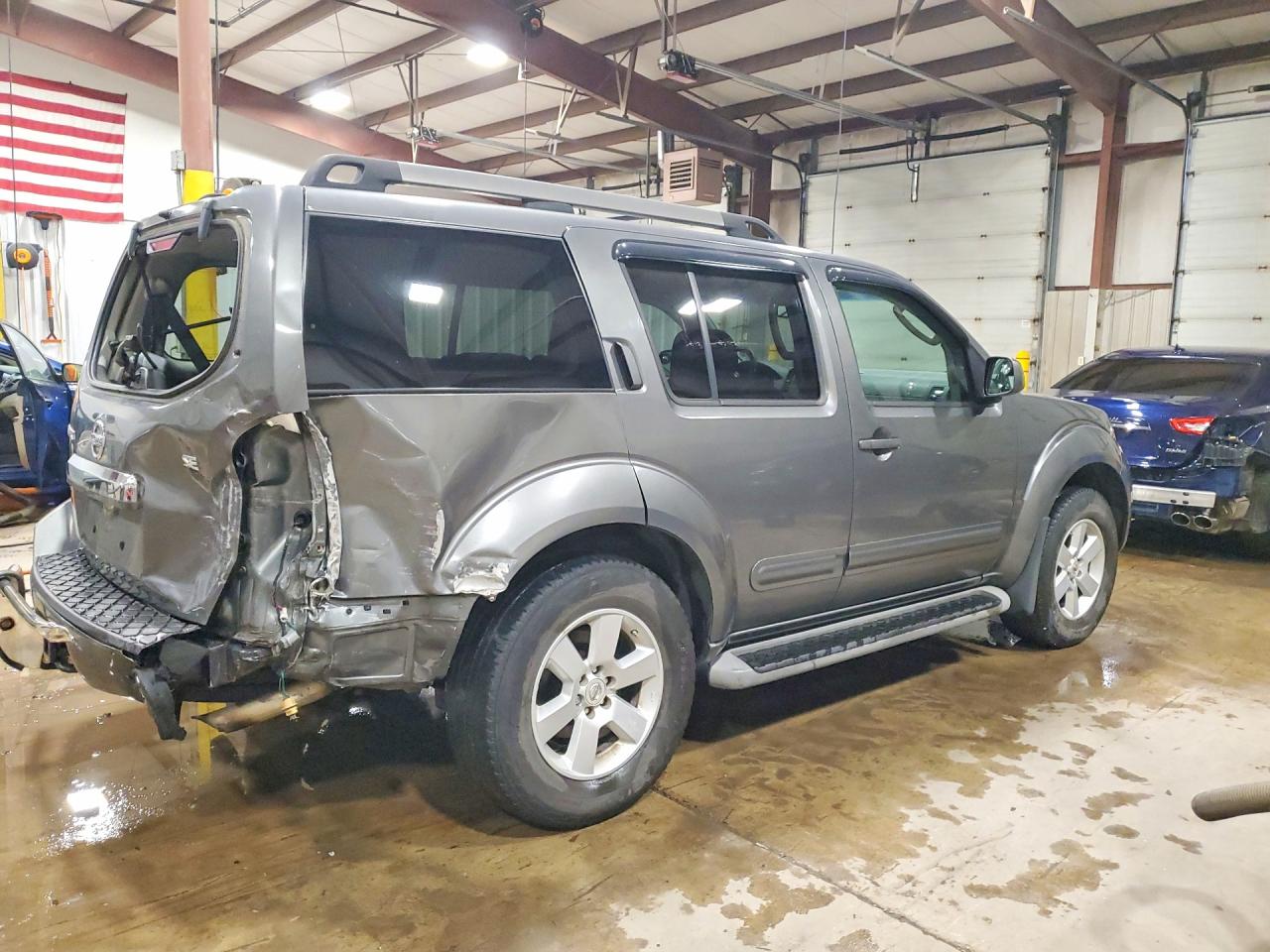 2008 Nissan Pathfinder S Gray vin: 5N1AR18B38C654549