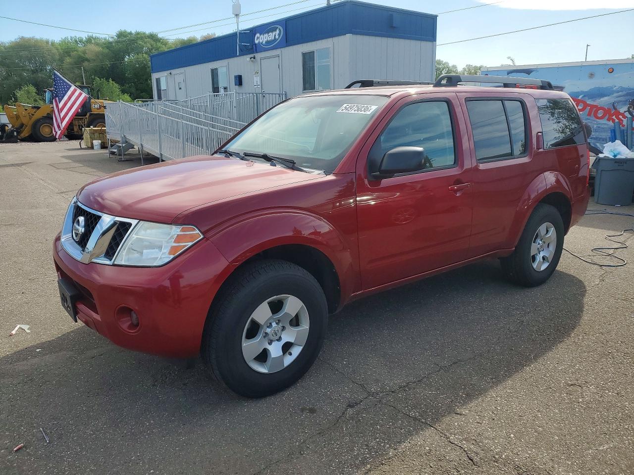 2009 Nissan Pathfinder S Red vin: 5N1AR18B39C602016