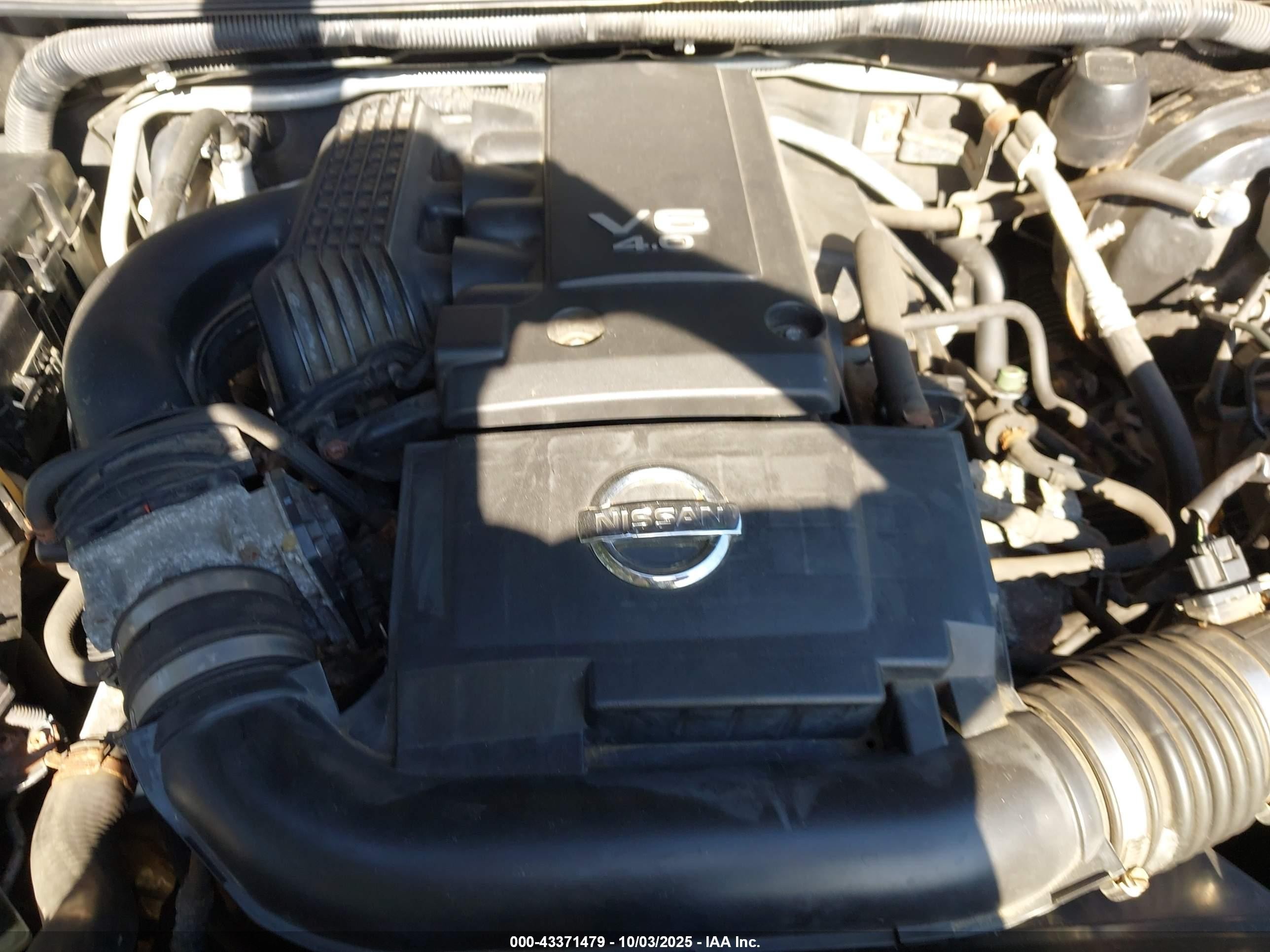 2008 Nissan Pathfinder S Серый vin: 5N1AR18B48C647836