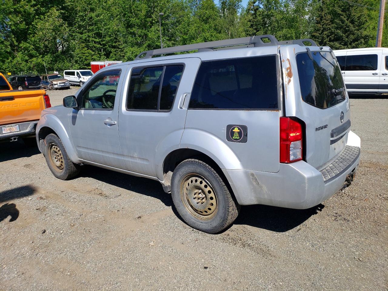 2009 Nissan Pathfinder S Silver vin: 5N1AR18B49C600341