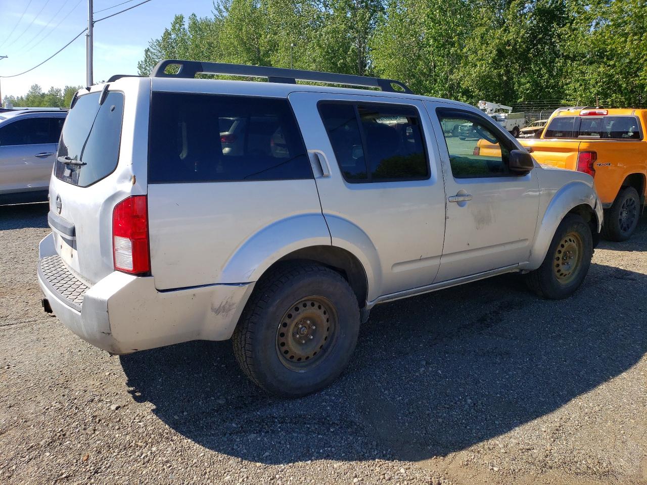2009 Nissan Pathfinder S Silver vin: 5N1AR18B49C600341