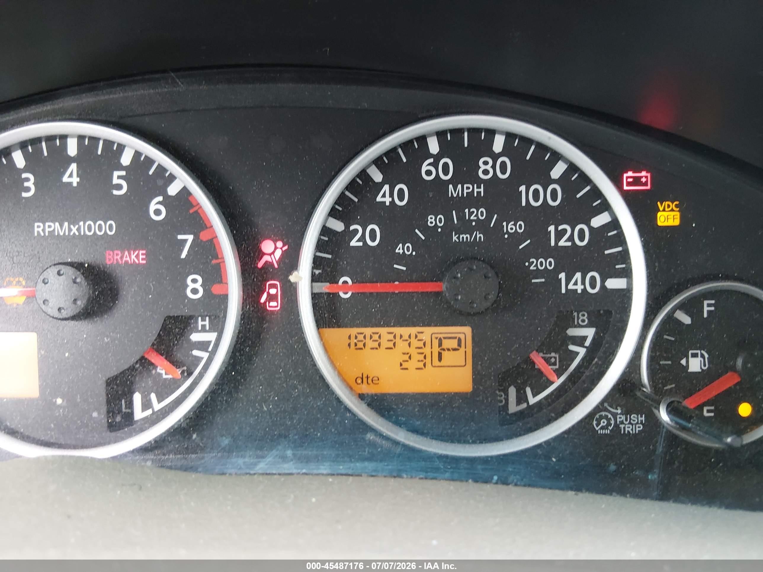 2008 Nissan Pathfinder S Red vin: 5N1AR18B58C605272