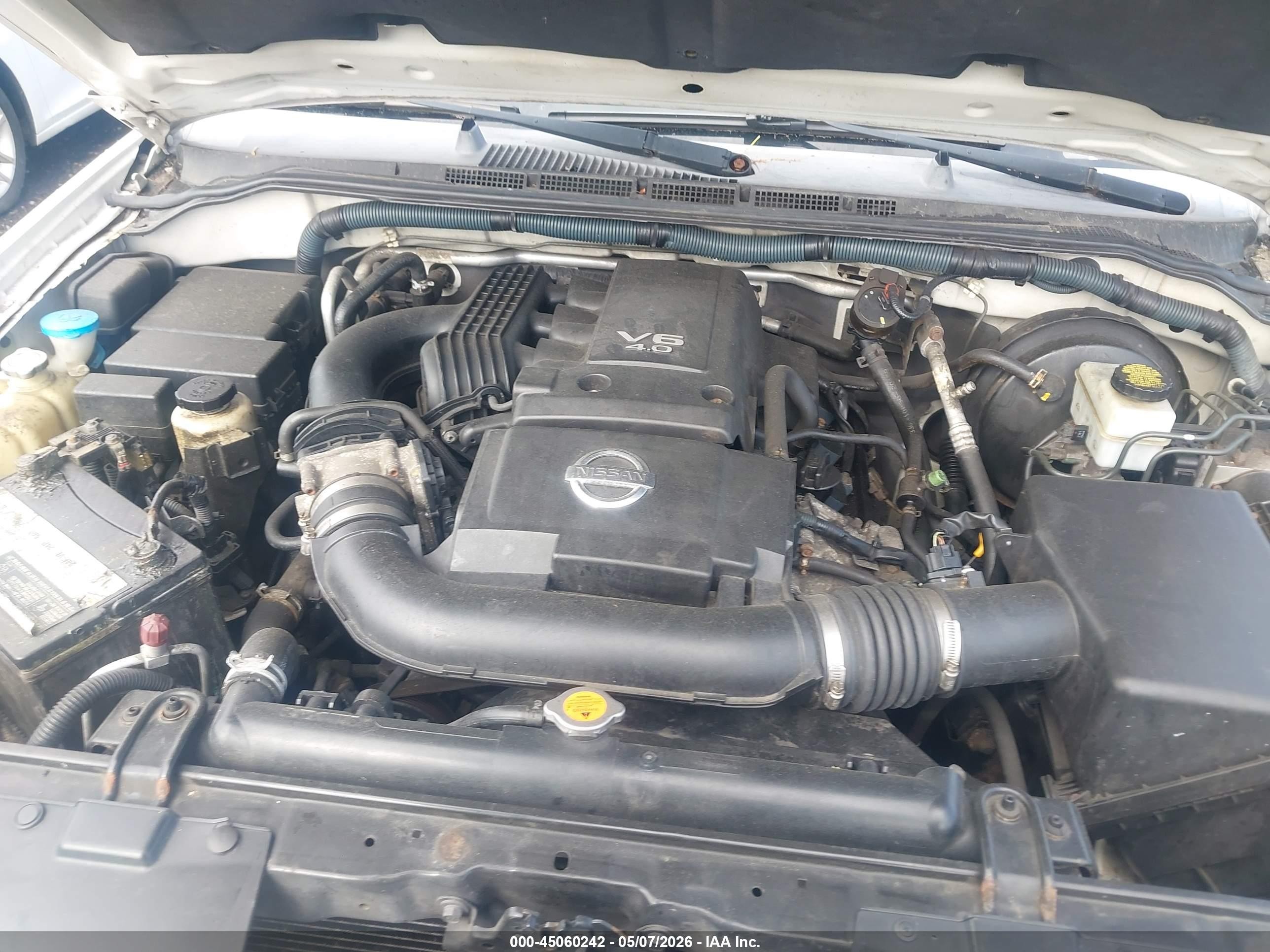 2008 Nissan Pathfinder Se Белый vin: 5N1AR18B58C631287