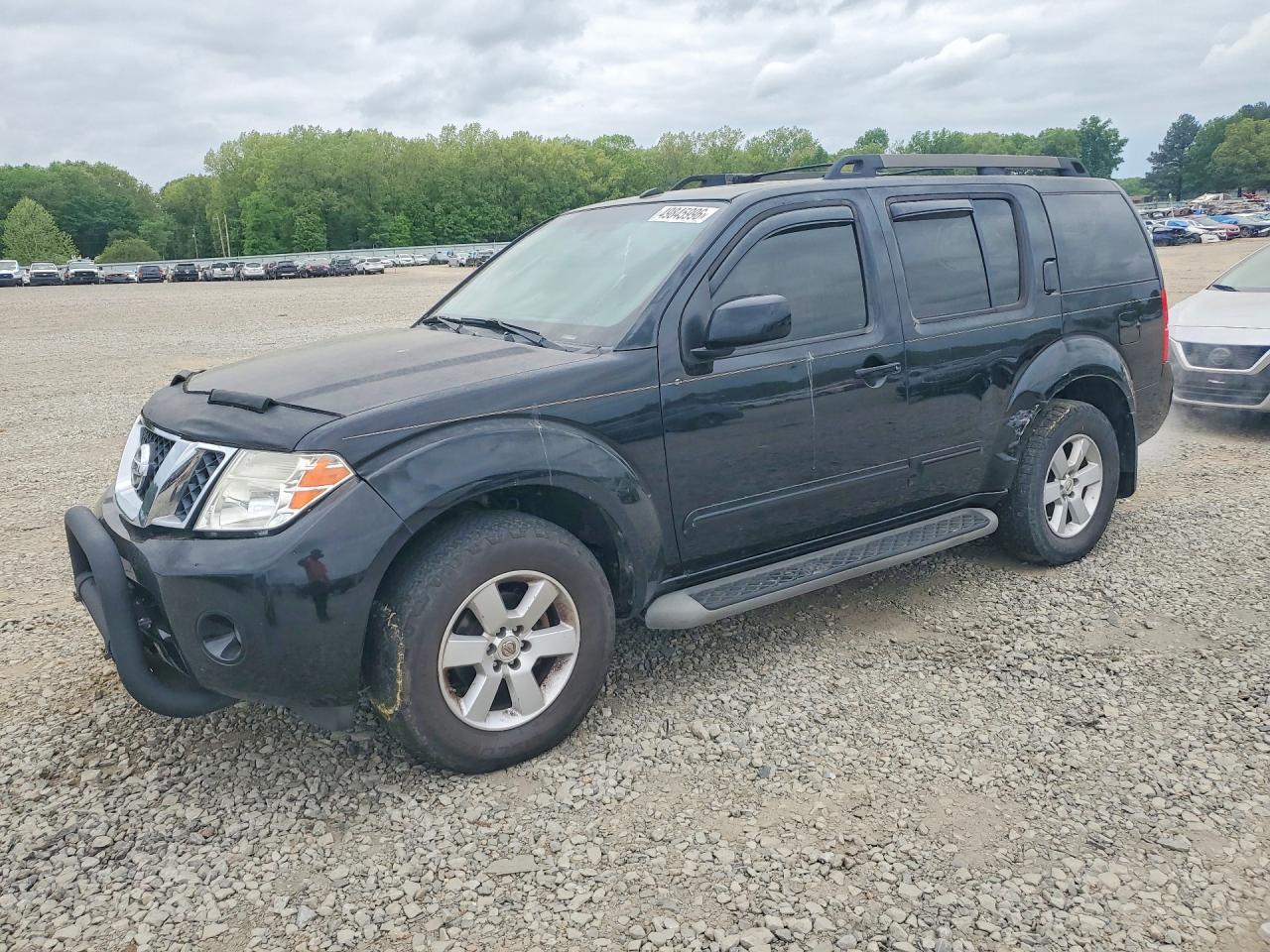2008 Nissan Pathfinder S Black vin: 5N1AR18B58C636957