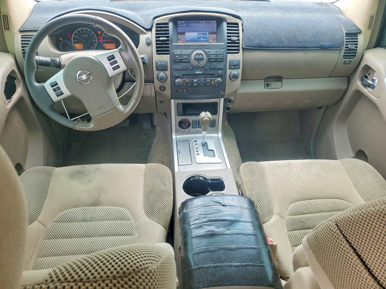 2008 Nissan Pathfinder S Black vin: 5N1AR18B58C636957