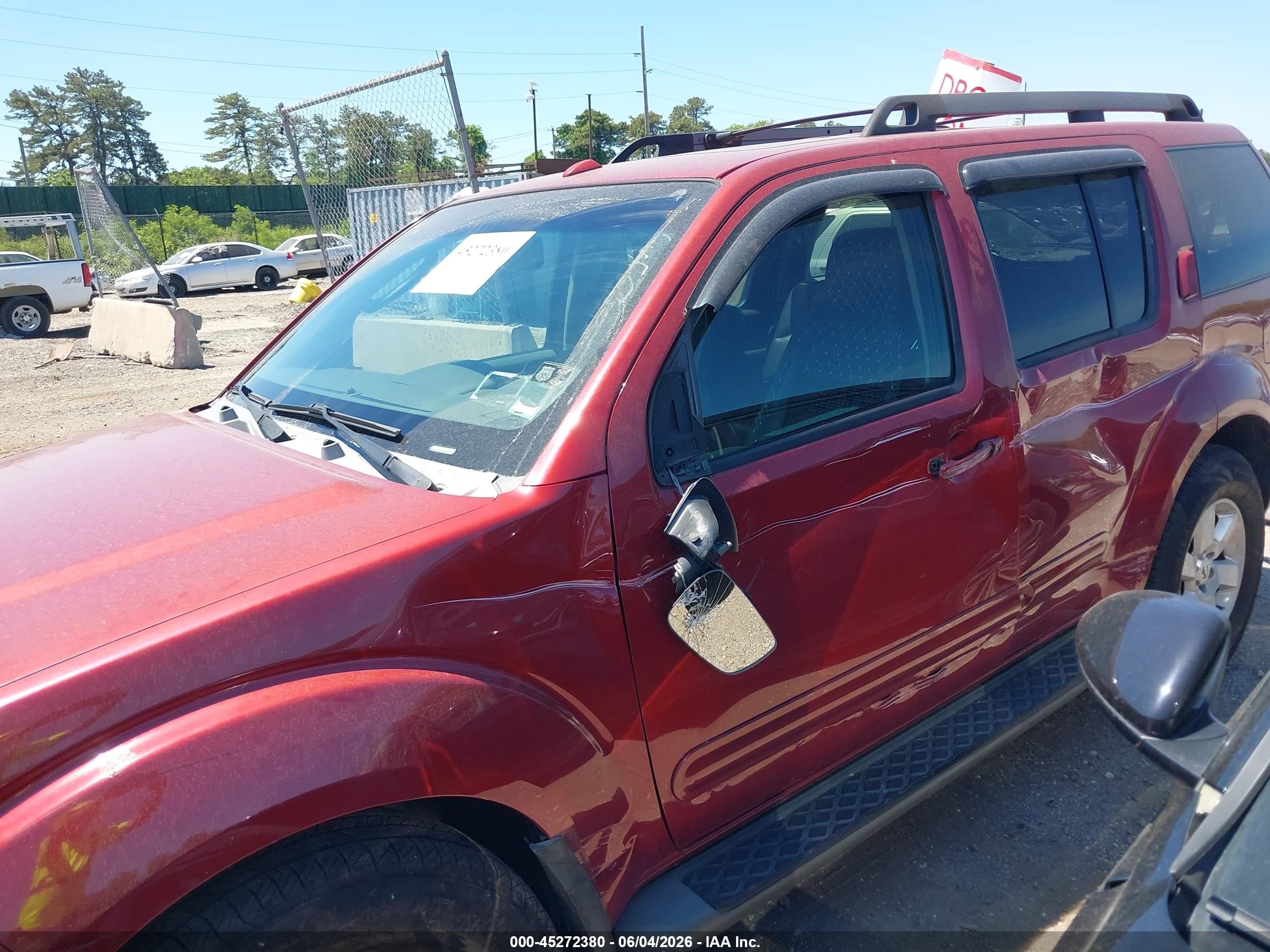 2008 Nissan Pathfinder Se Красный vin: 5N1AR18B58C653113