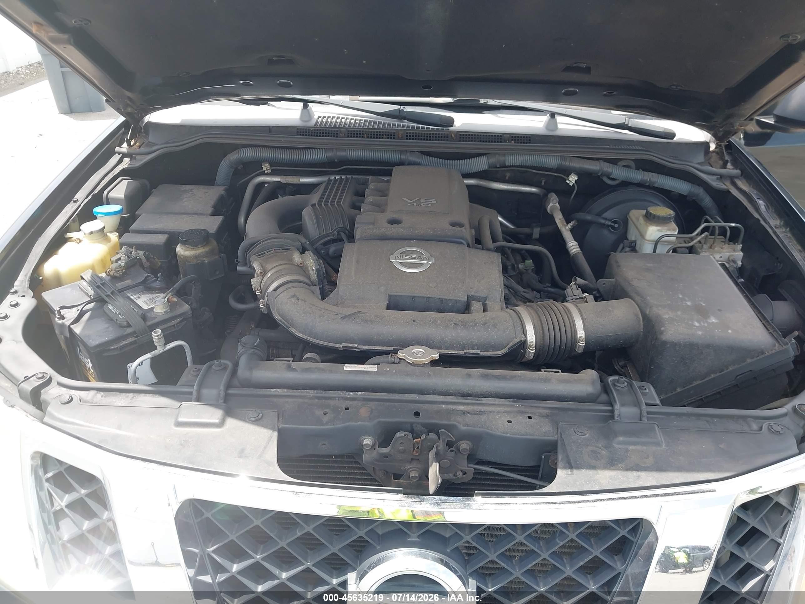 2009 Nissan Pathfinder S Черный vin: 5N1AR18B59C615155