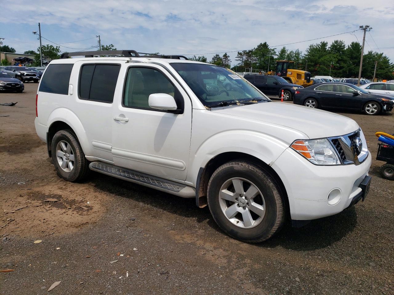 2009 Nissan Pathfinder S White vin: 5N1AR18B59C616967