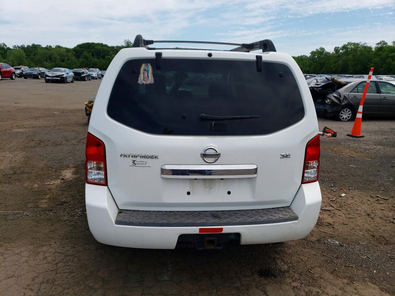2009 Nissan Pathfinder S White vin: 5N1AR18B59C616967