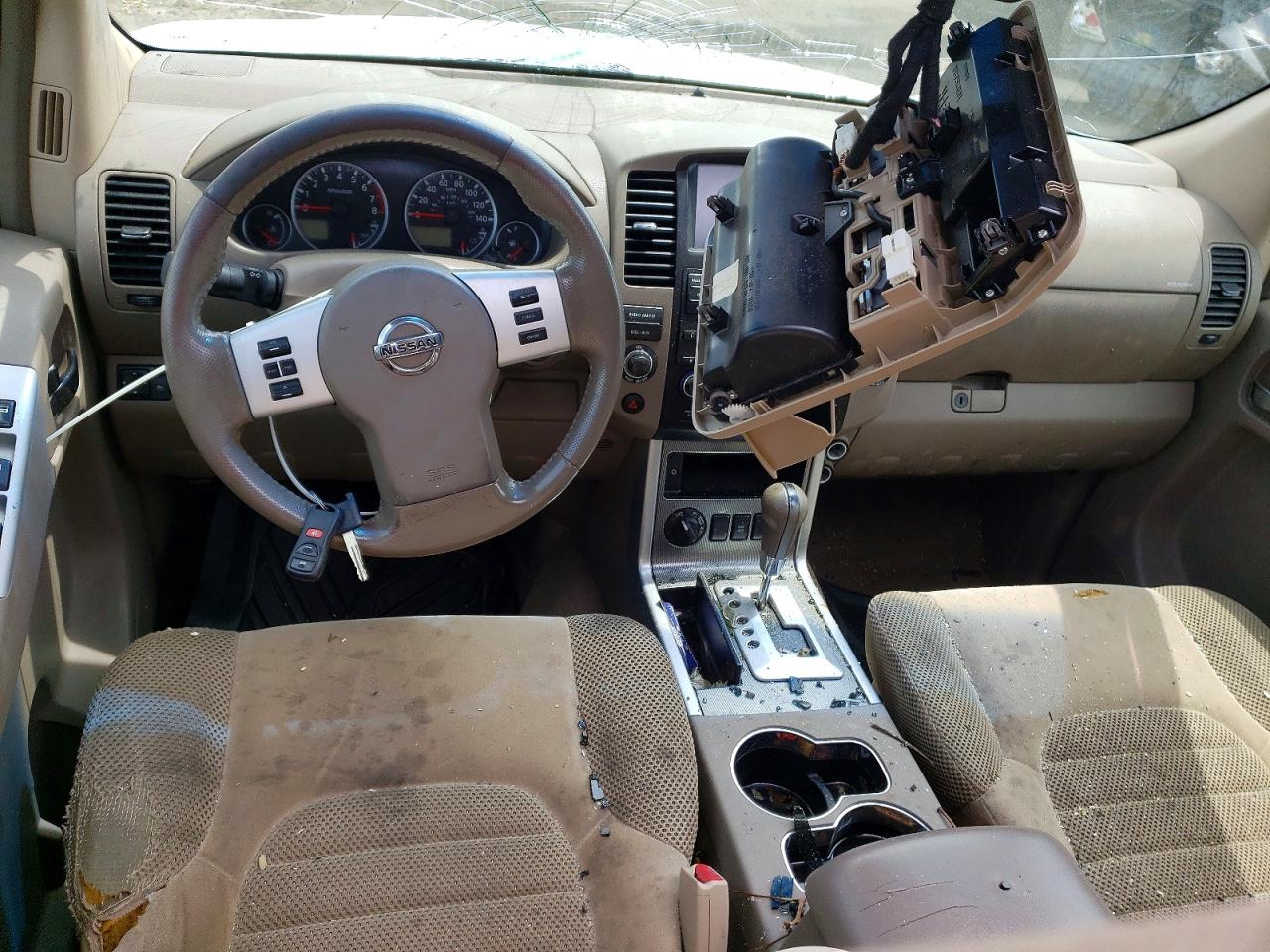 2009 Nissan Pathfinder S White vin: 5N1AR18B59C616967