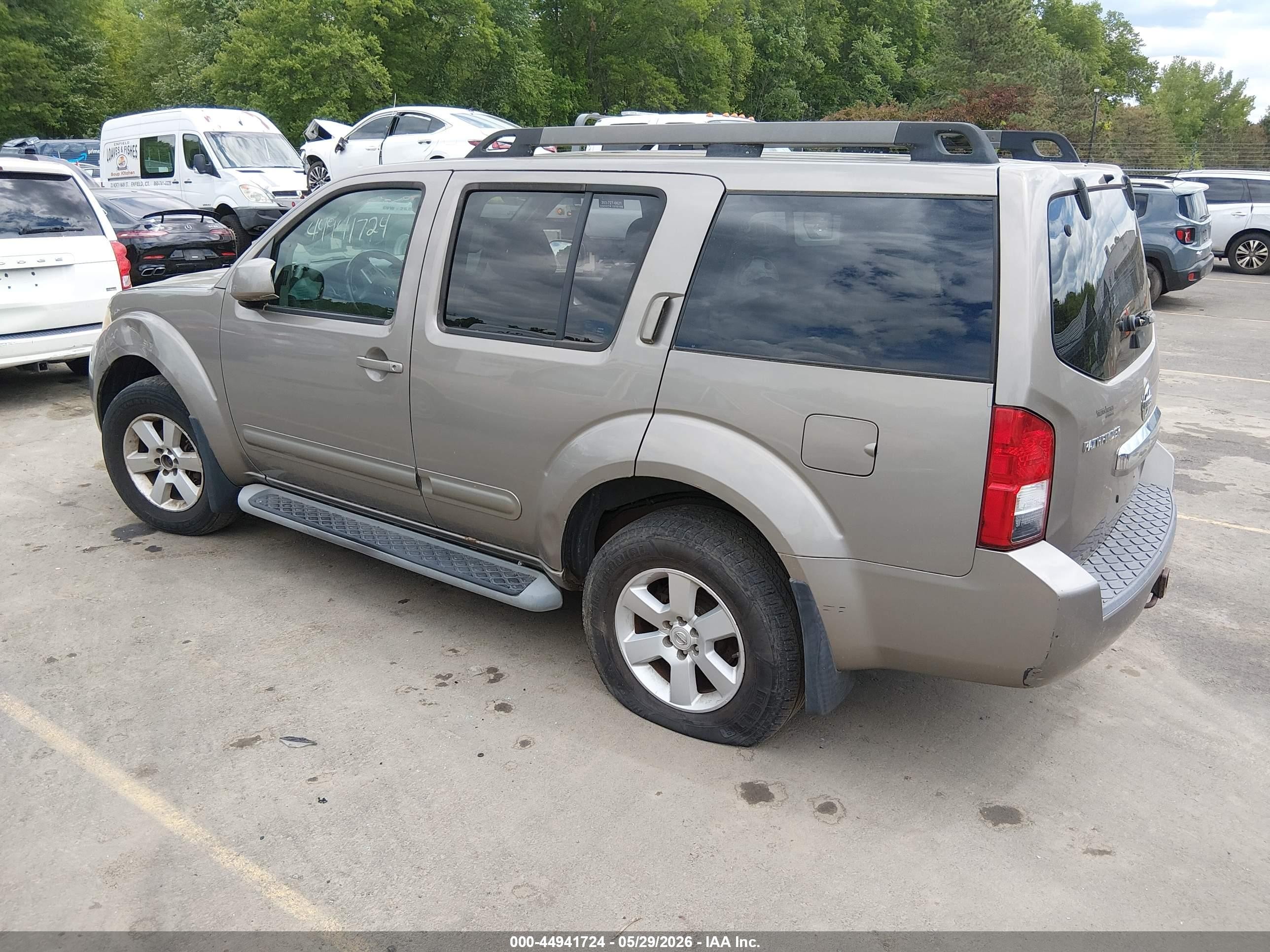 2008 Nissan Pathfinder Se Tan vin: 5N1AR18B68C644128