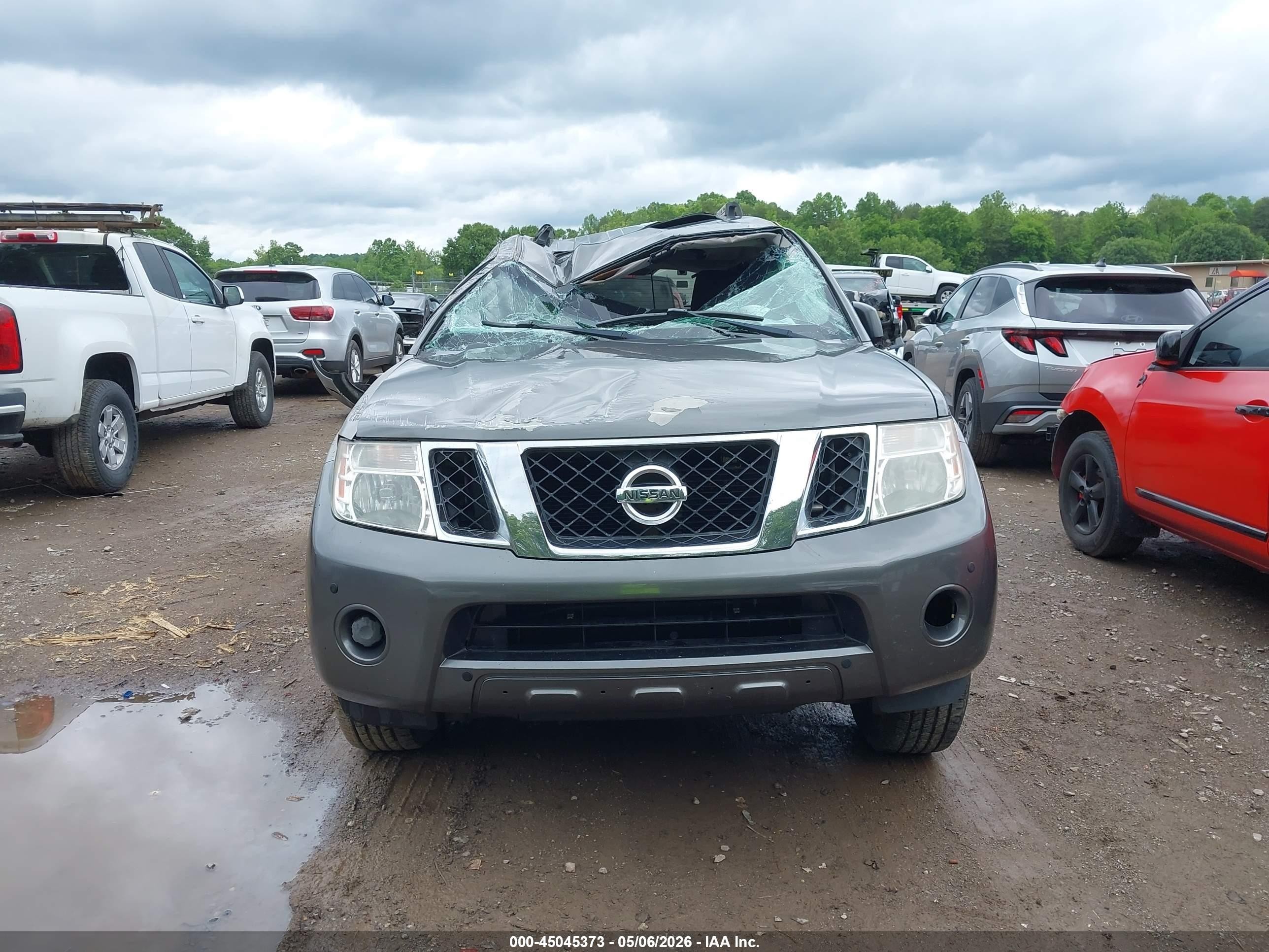 2008 Nissan Pathfinder S Gray vin: 5N1AR18B68C662533