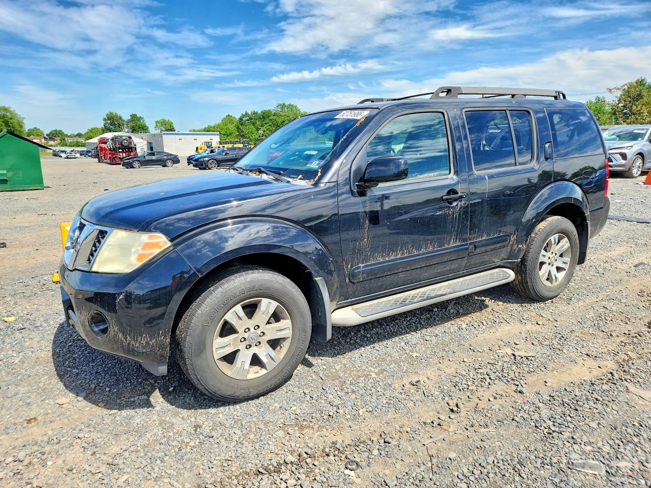 2009 Nissan Pathfinder S Black vin: 5N1AR18B69C616296