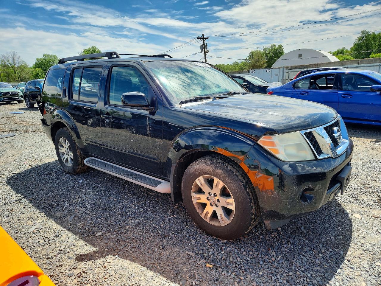 2009 Nissan Pathfinder S Black vin: 5N1AR18B69C616296