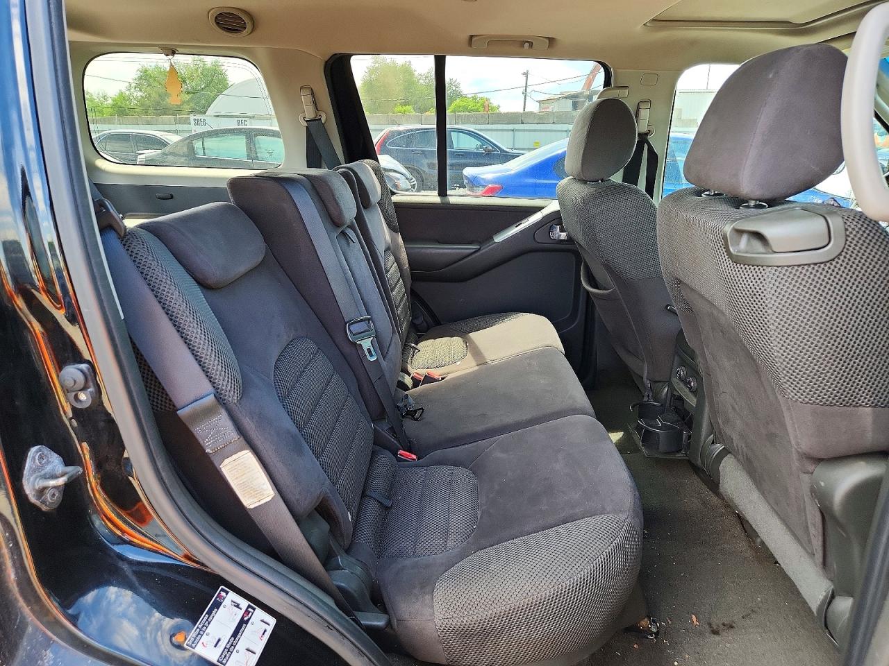 2009 Nissan Pathfinder S Black vin: 5N1AR18B69C616296