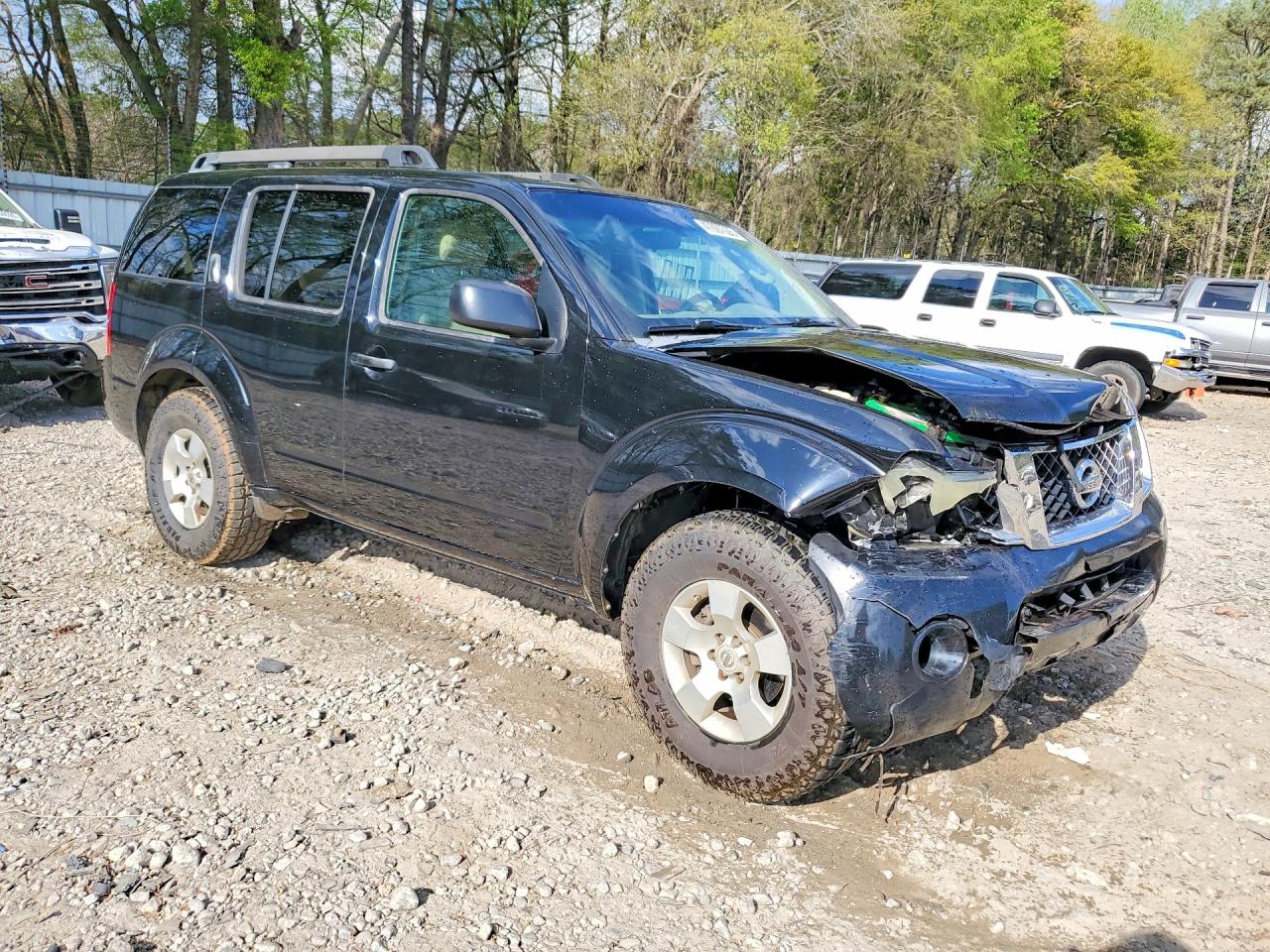 2008 Nissan Pathfinder S/le/se Black vin: 5N1AR18B78C651637