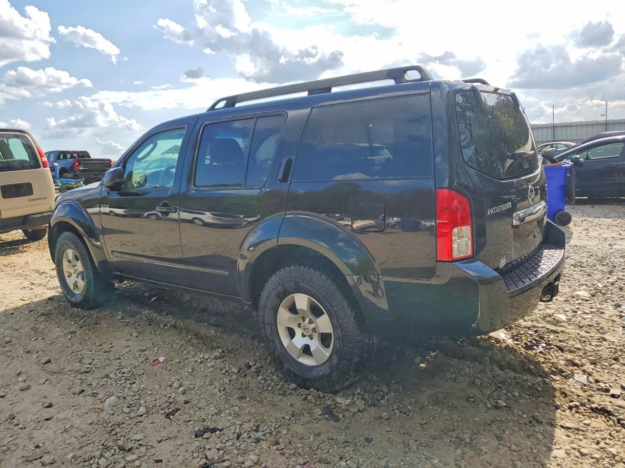 2008 Nissan Pathfinder S/le/se Black vin: 5N1AR18B78C651637