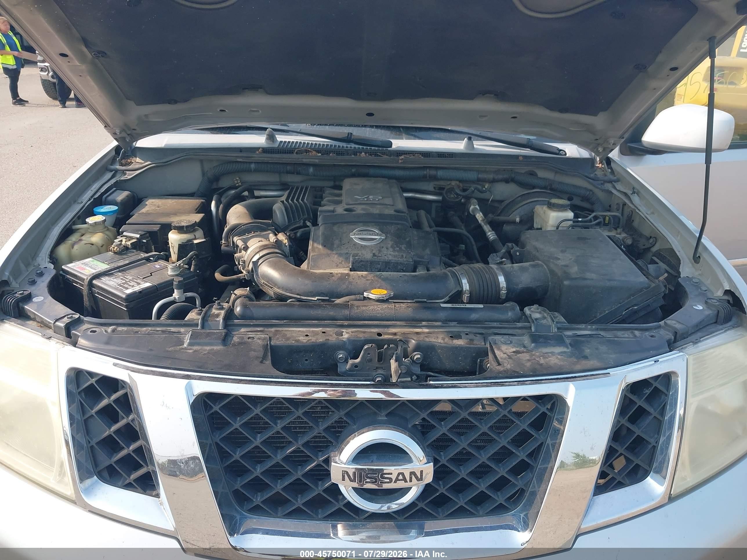 2008 Nissan Pathfinder Le Silver vin: 5N1AR18B78C659365