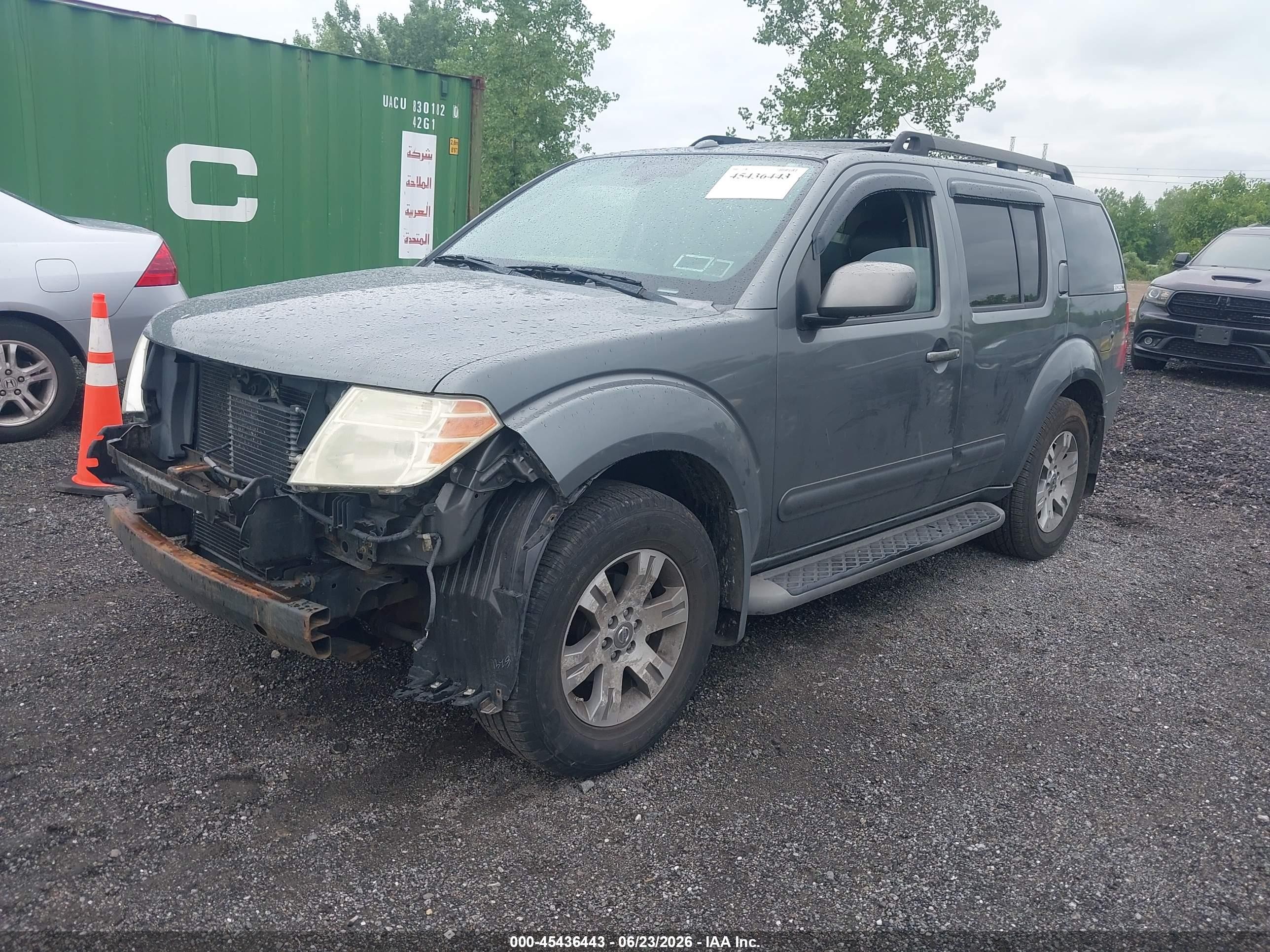 2009 Nissan Pathfinder Se Gray vin: 5N1AR18B79C607610