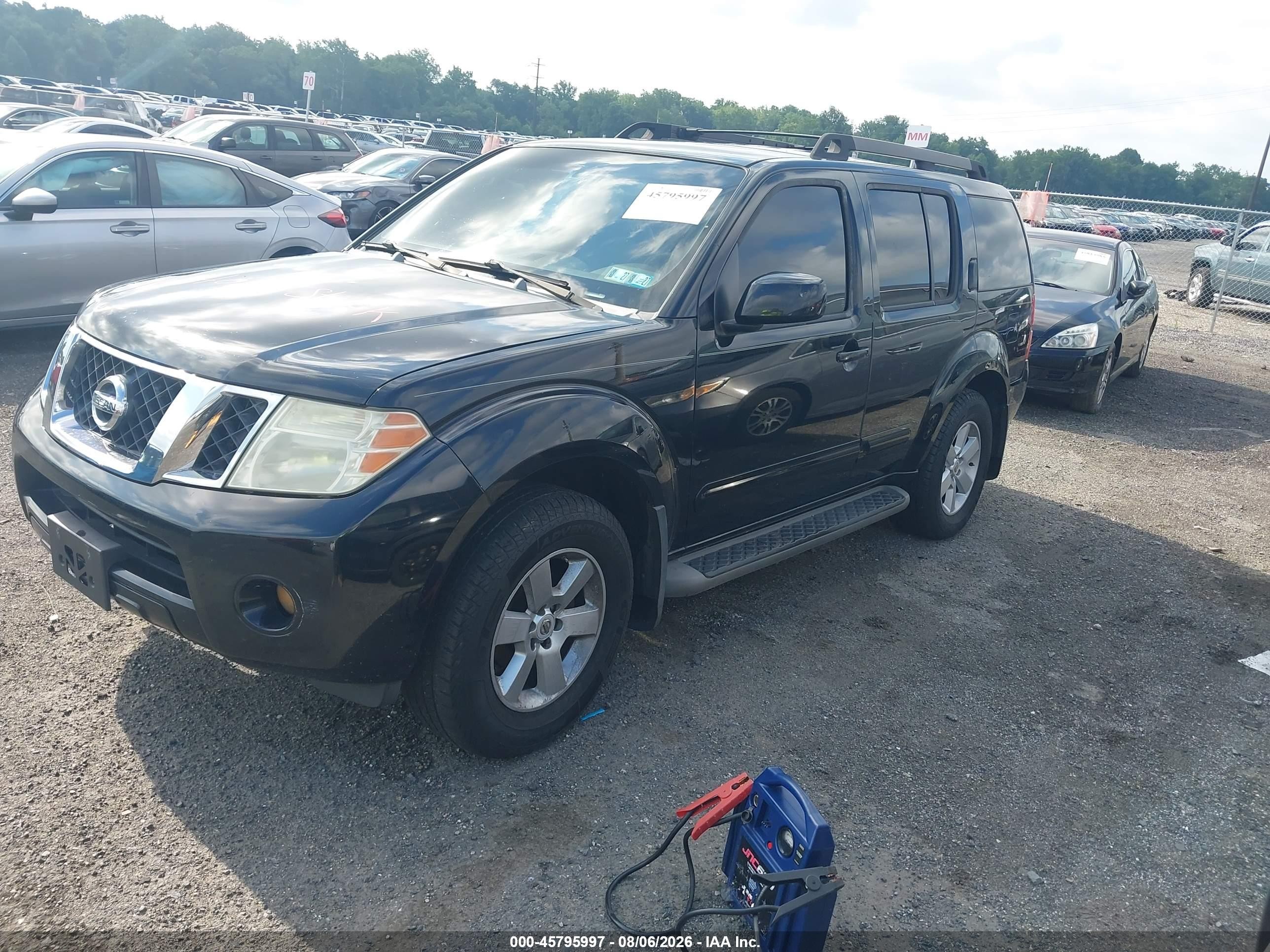 2008 Nissan Pathfinder Se Черный vin: 5N1AR18B88C604097