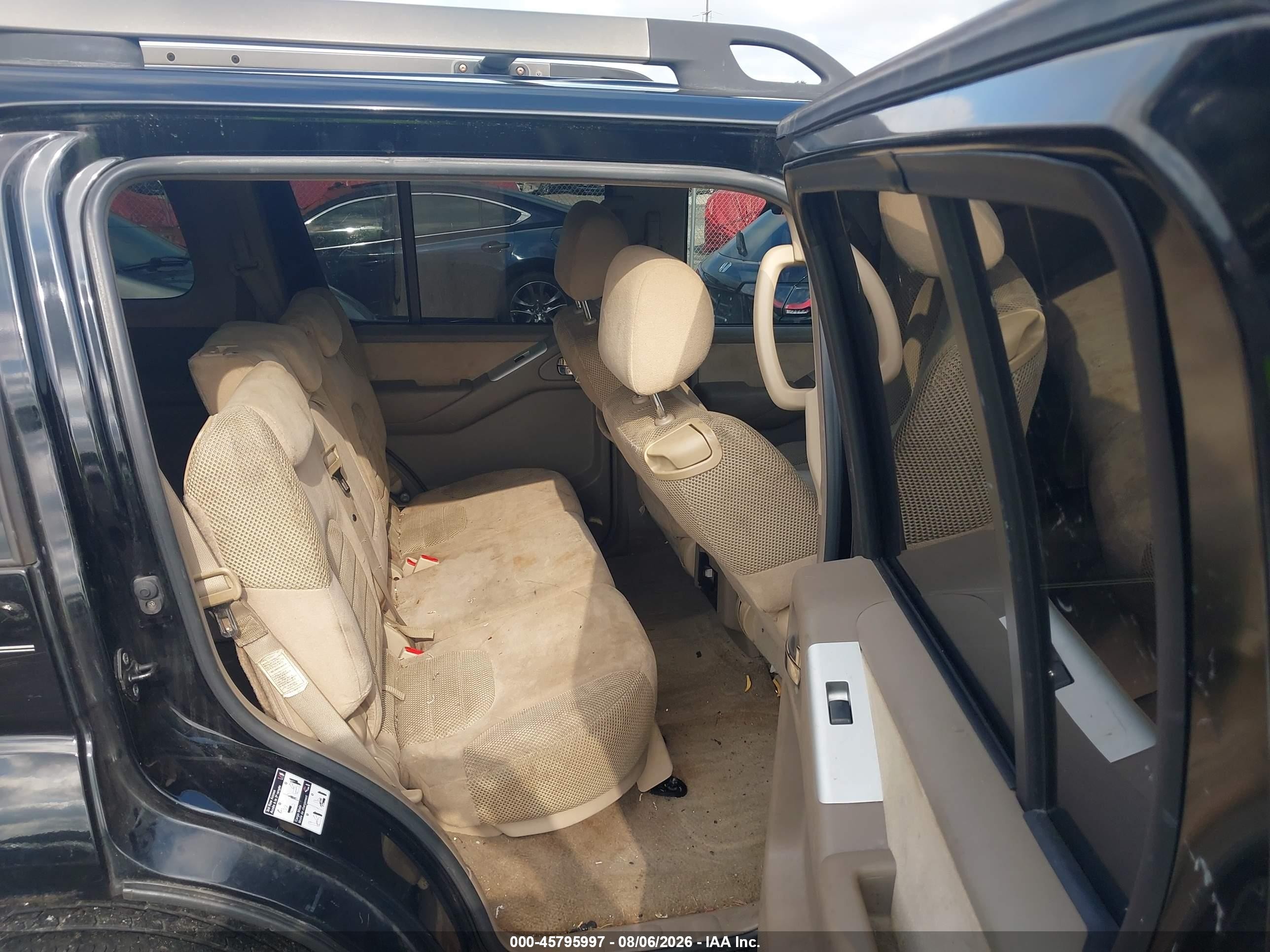 2008 Nissan Pathfinder Se Черный vin: 5N1AR18B88C604097