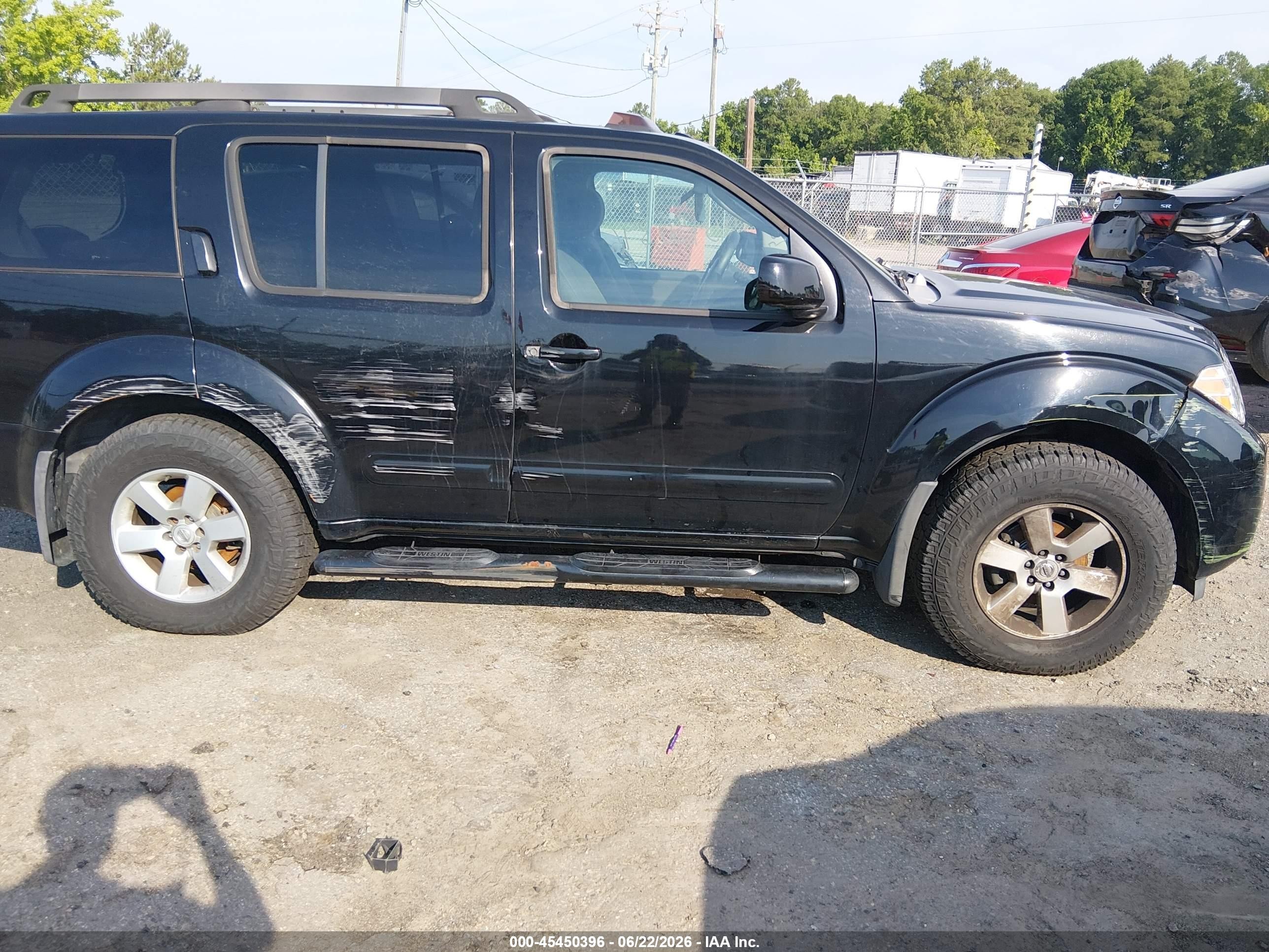 2008 Nissan Pathfinder Se Black vin: 5N1AR18B88C614743