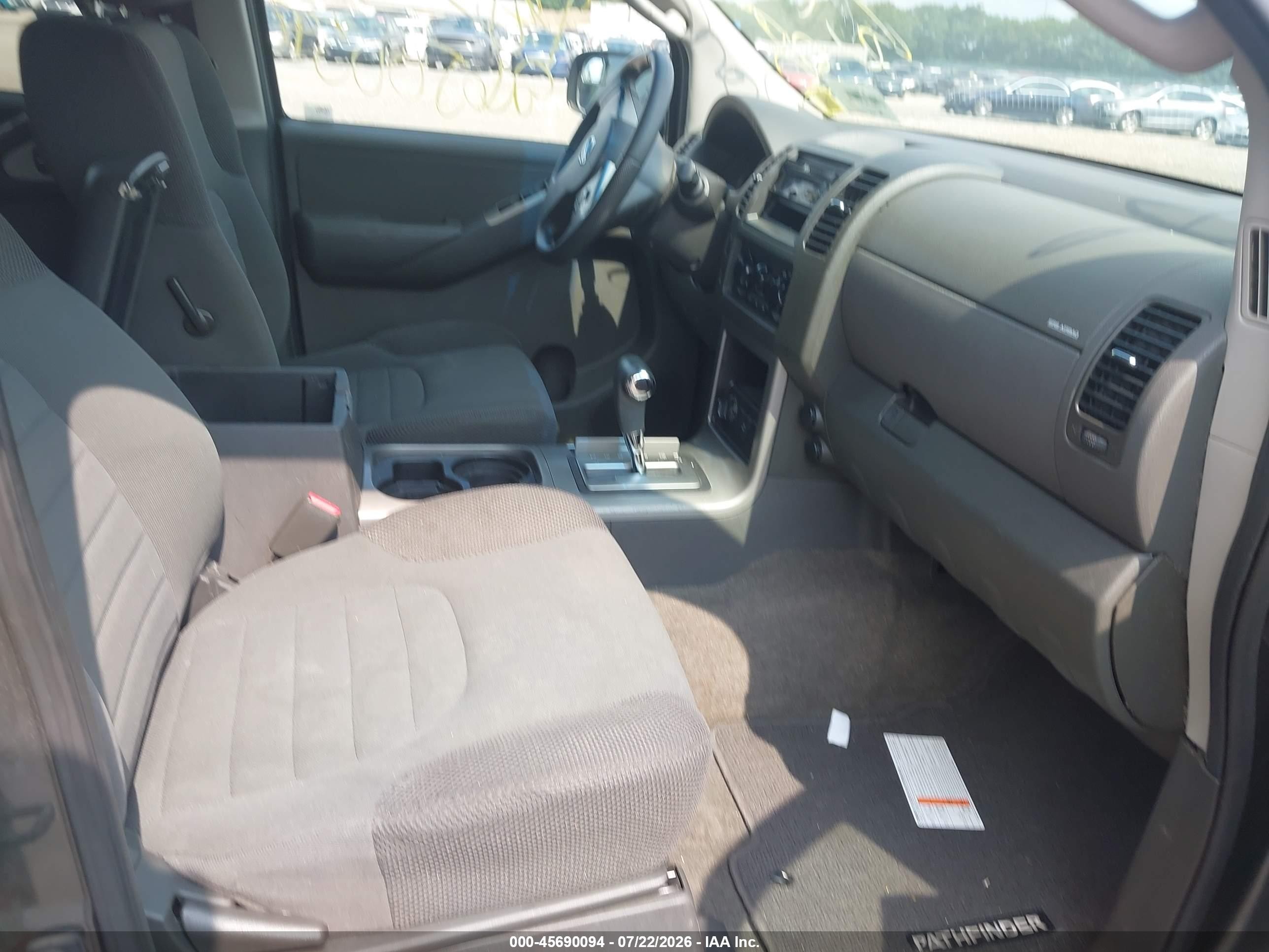 2009 Nissan Pathfinder S Gray vin: 5N1AR18B89C618566