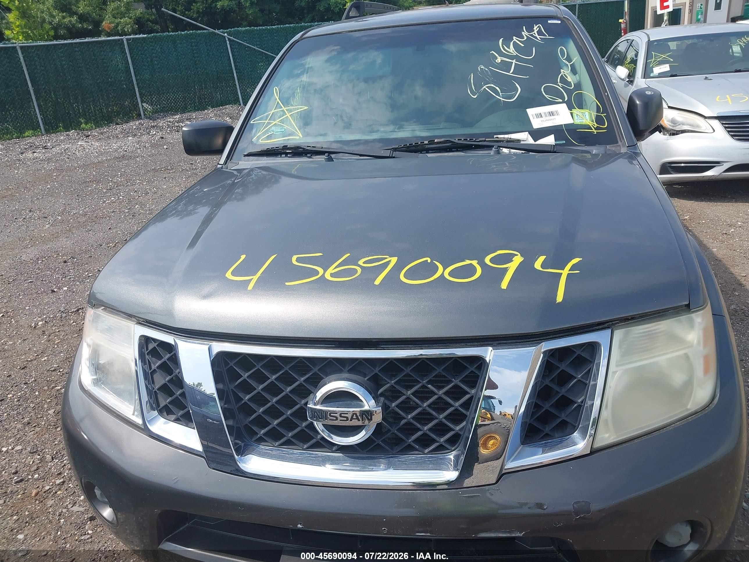 2009 Nissan Pathfinder S Gray vin: 5N1AR18B89C618566
