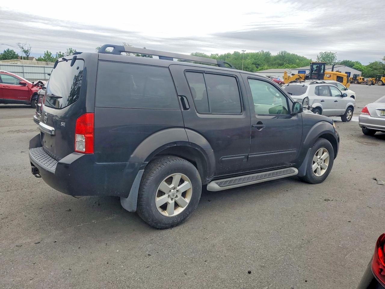 2008 Nissan Pathfinder S Black vin: 5N1AR18B98C627565