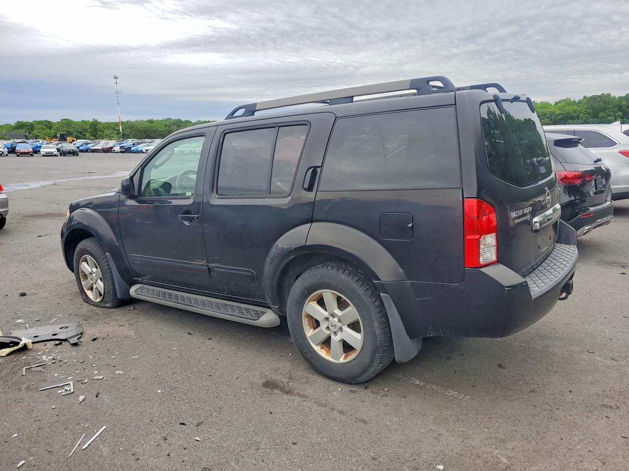 2008 Nissan Pathfinder S Black vin: 5N1AR18B98C627565