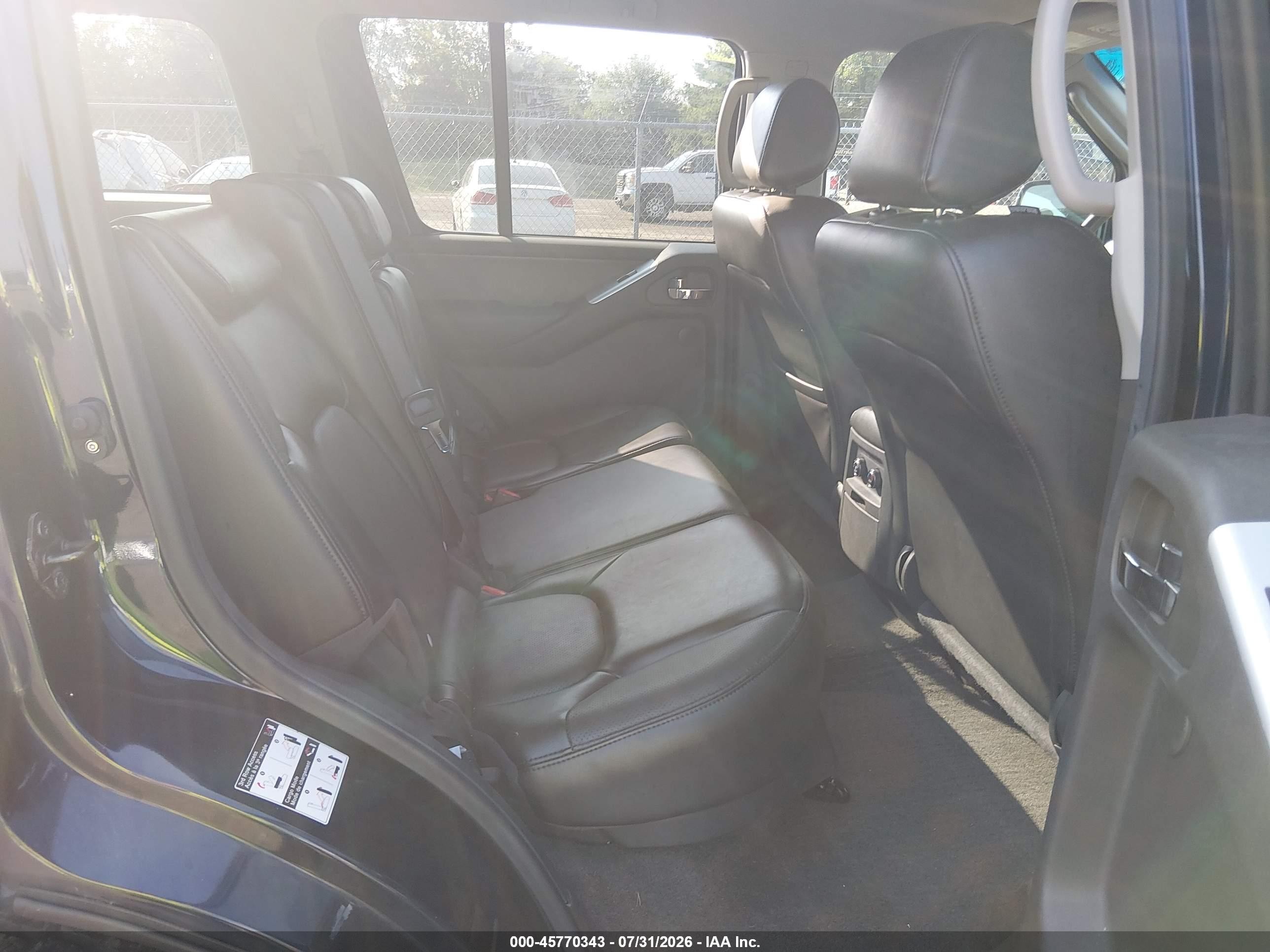 2009 Nissan Pathfinder Se Blue vin: 5N1AR18B99C611450