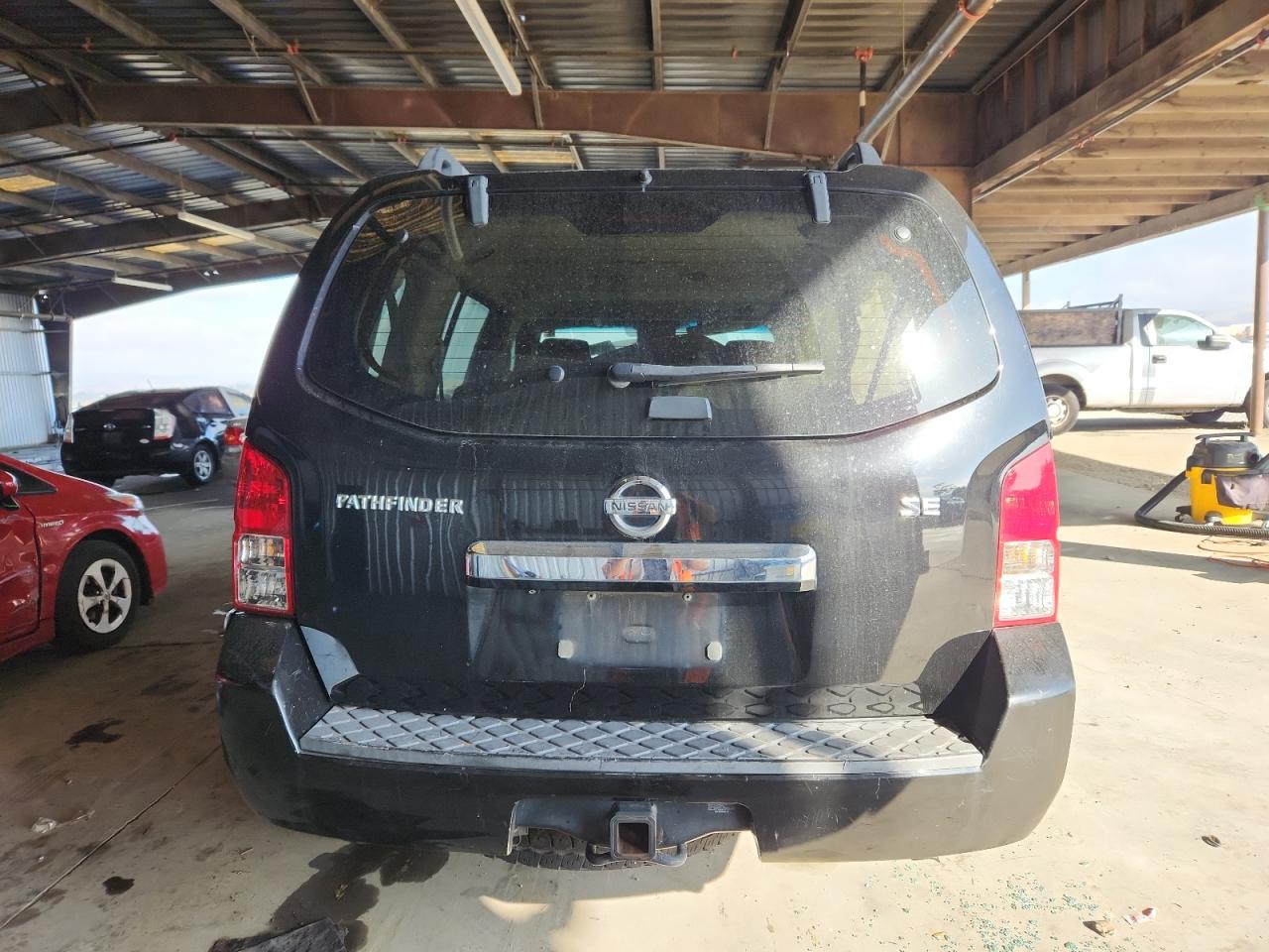 2008 Nissan Pathfinder S Black vin: 5N1AR18BX8C638753