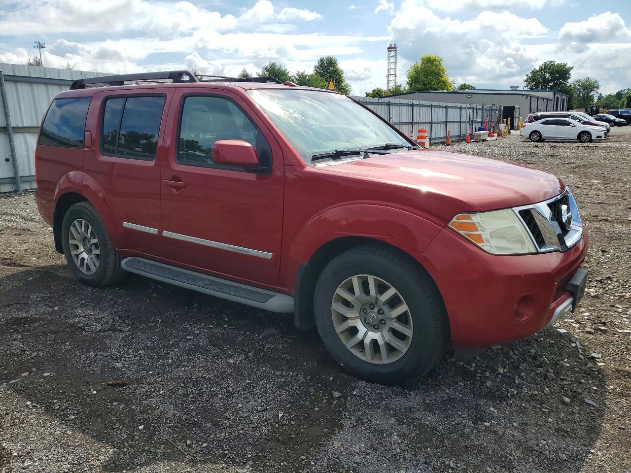 2009 Nissan Pathfinder S Red vin: 5N1AR18BX9C618245