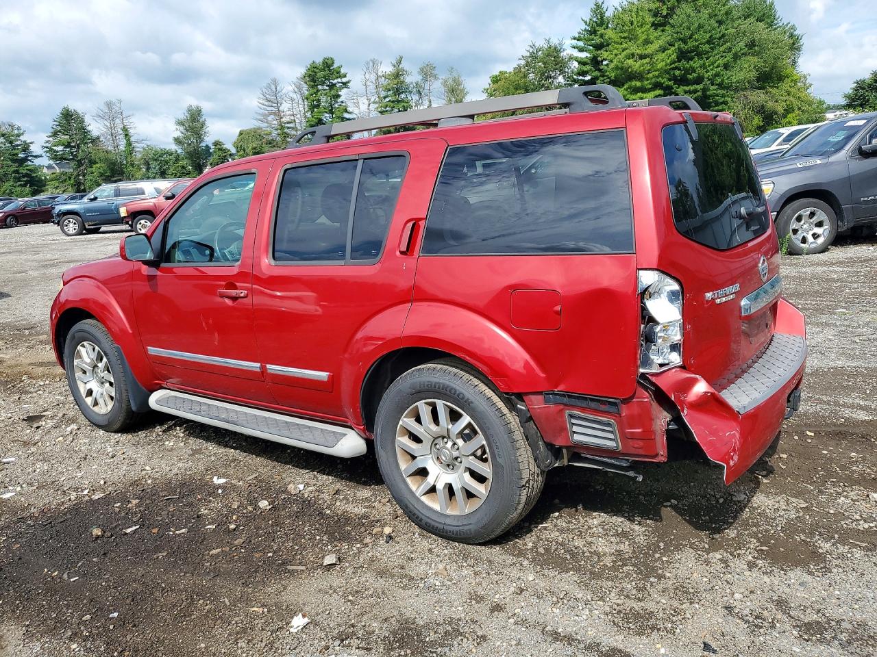 2009 Nissan Pathfinder S Red vin: 5N1AR18BX9C618245