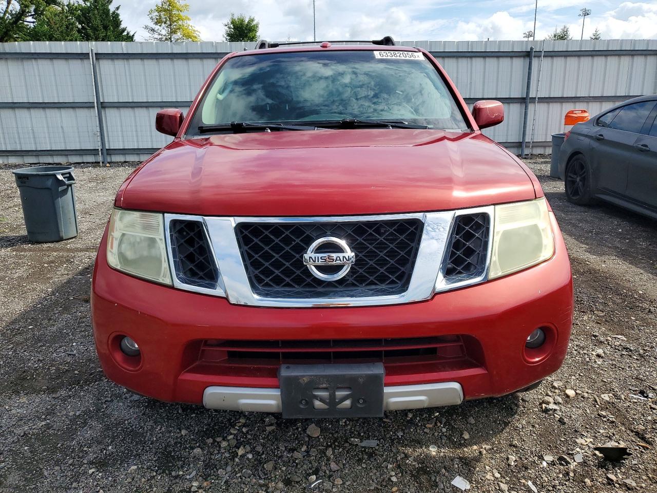 2009 Nissan Pathfinder S Red vin: 5N1AR18BX9C618245