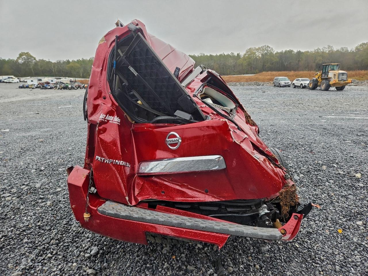 2006 Nissan Pathfinder S Red vin: 5N1AR18U06C631664