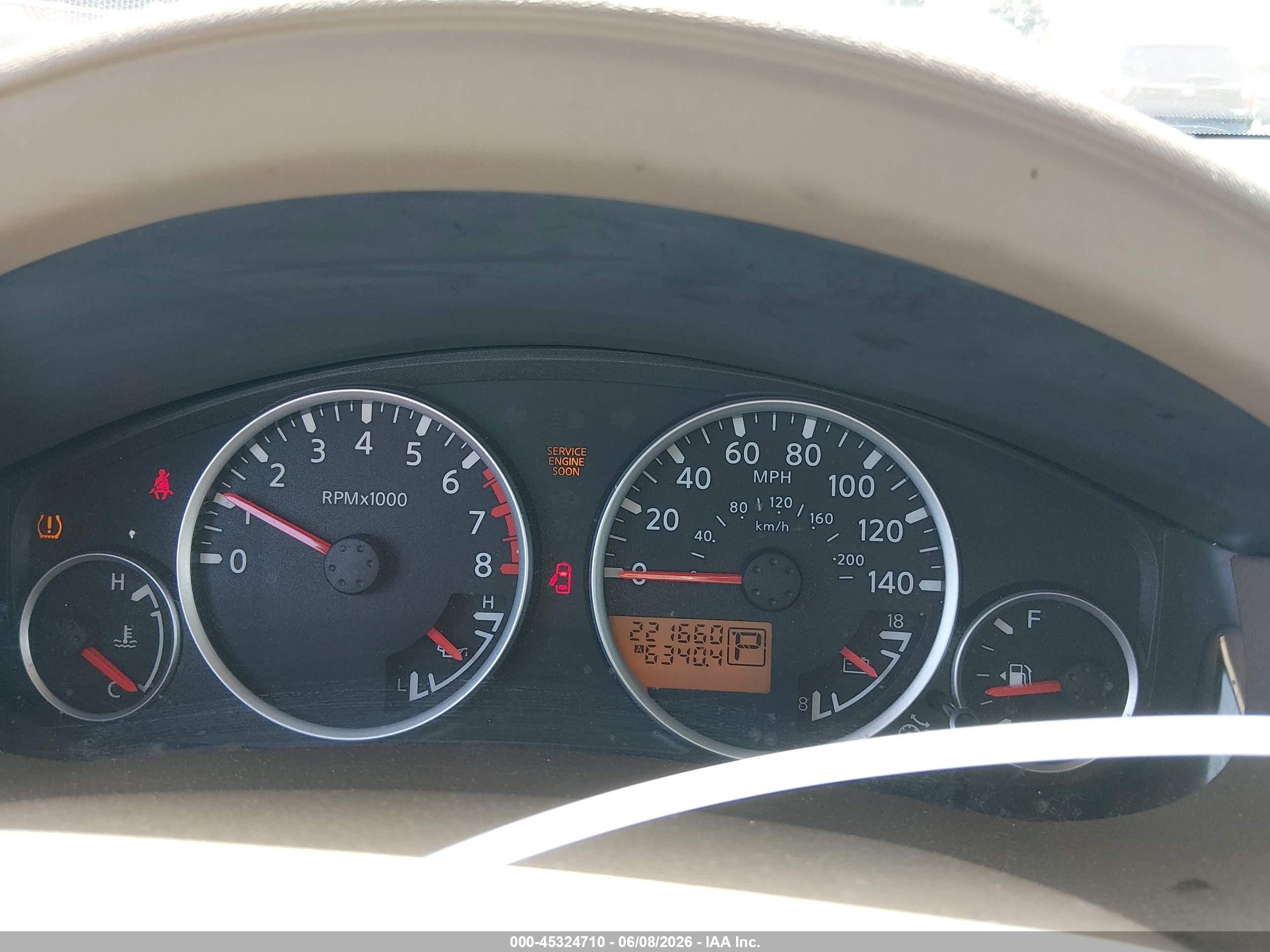 2006 Nissan Pathfinder Le Silver vin: 5N1AR18U06C650425