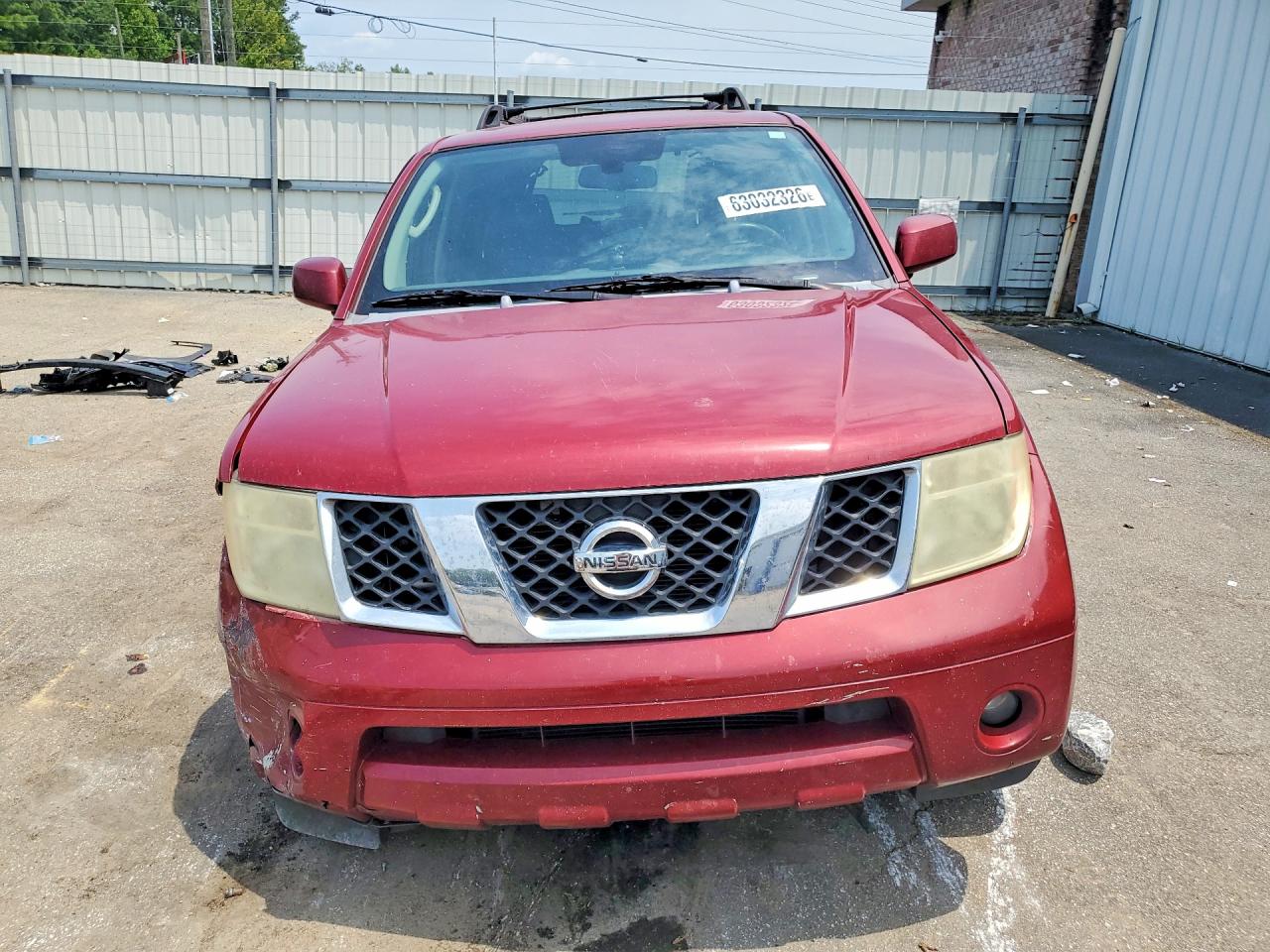 2006 Nissan Pathfinder S Красный vin: 5N1AR18U06C683473