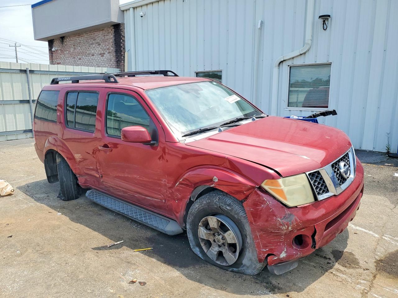 2006 Nissan Pathfinder S Красный vin: 5N1AR18U06C683473