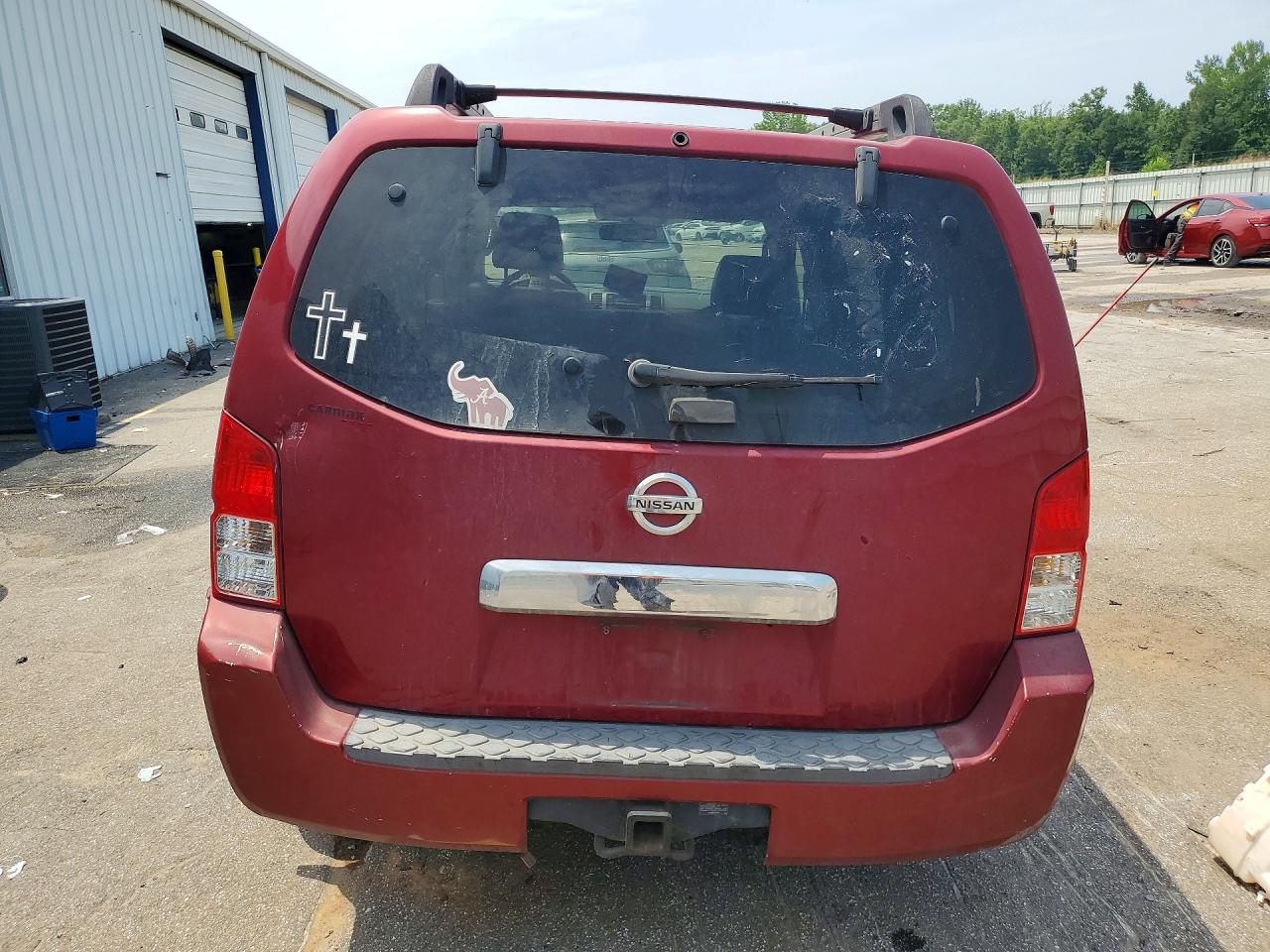 2006 Nissan Pathfinder S Красный vin: 5N1AR18U06C683473