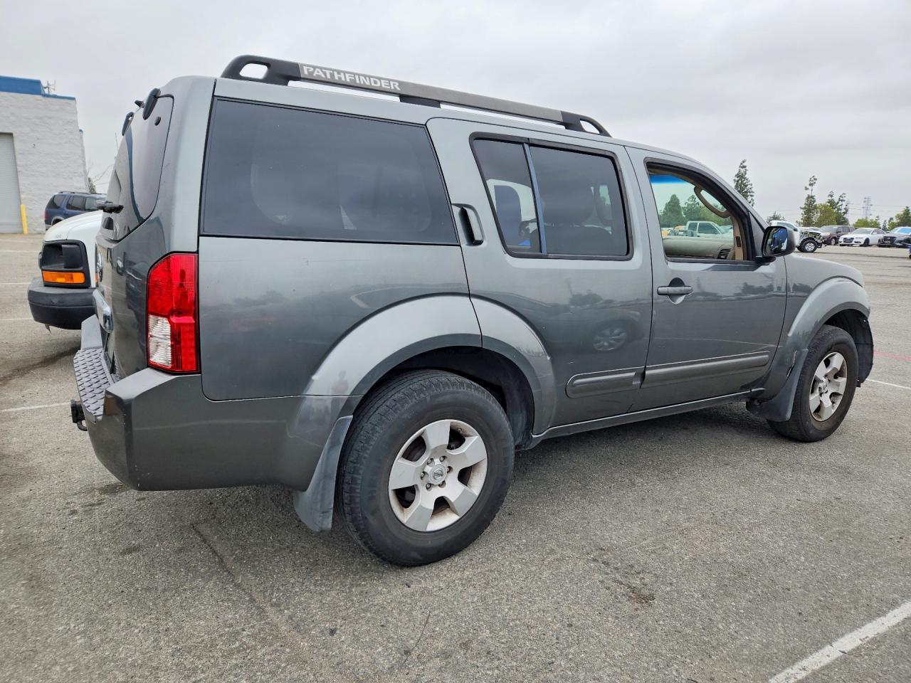 2007 Nissan Pathfinder S Gray vin: 5N1AR18U07C633853