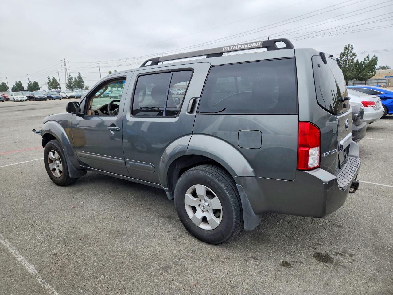 2007 Nissan Pathfinder S Gray vin: 5N1AR18U07C633853
