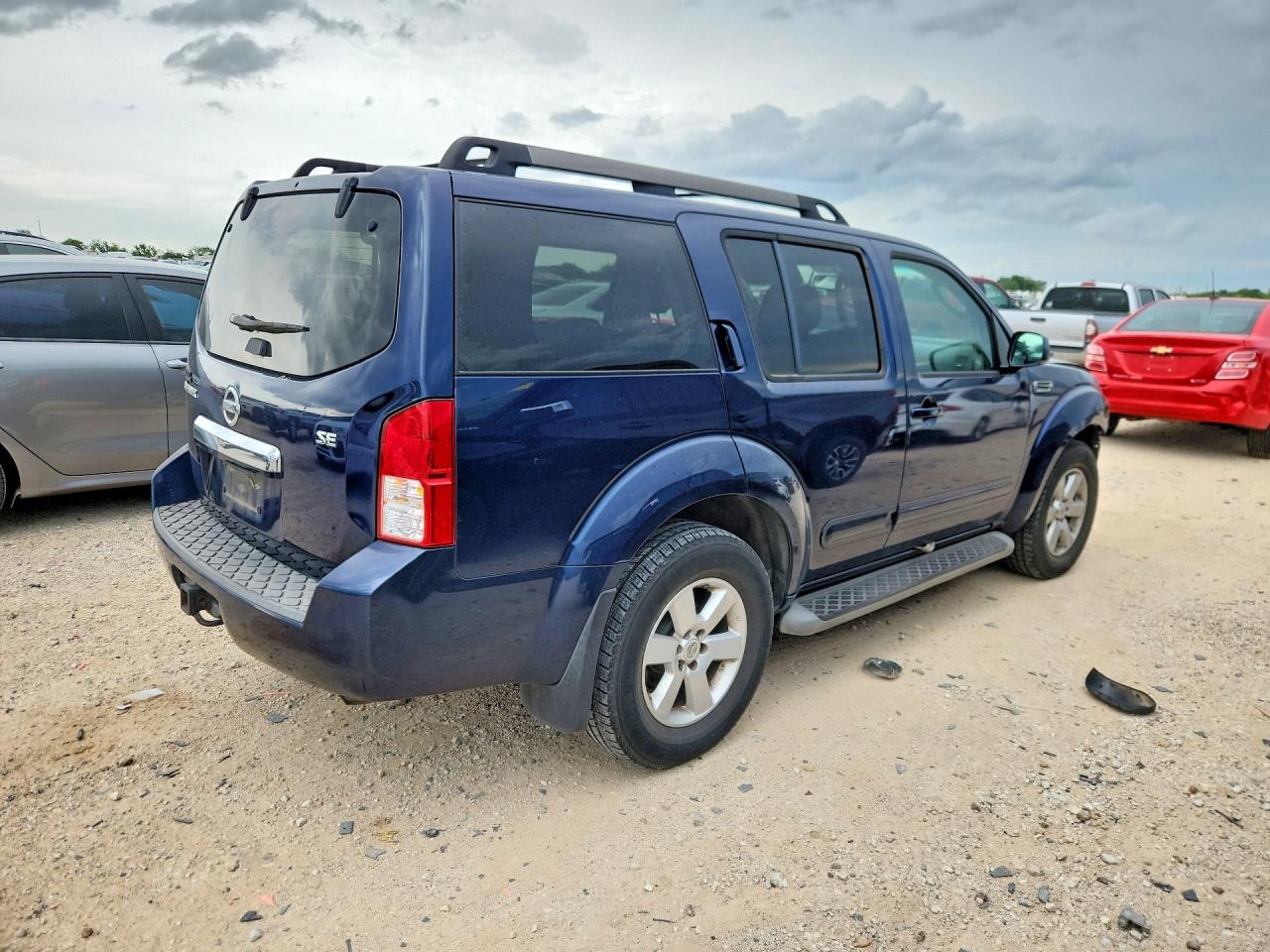 2008 Nissan Pathfinder S Blue vin: 5N1AR18U08C630016