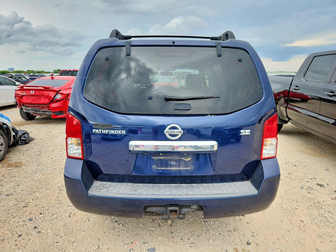 2008 Nissan Pathfinder S Blue vin: 5N1AR18U08C630016
