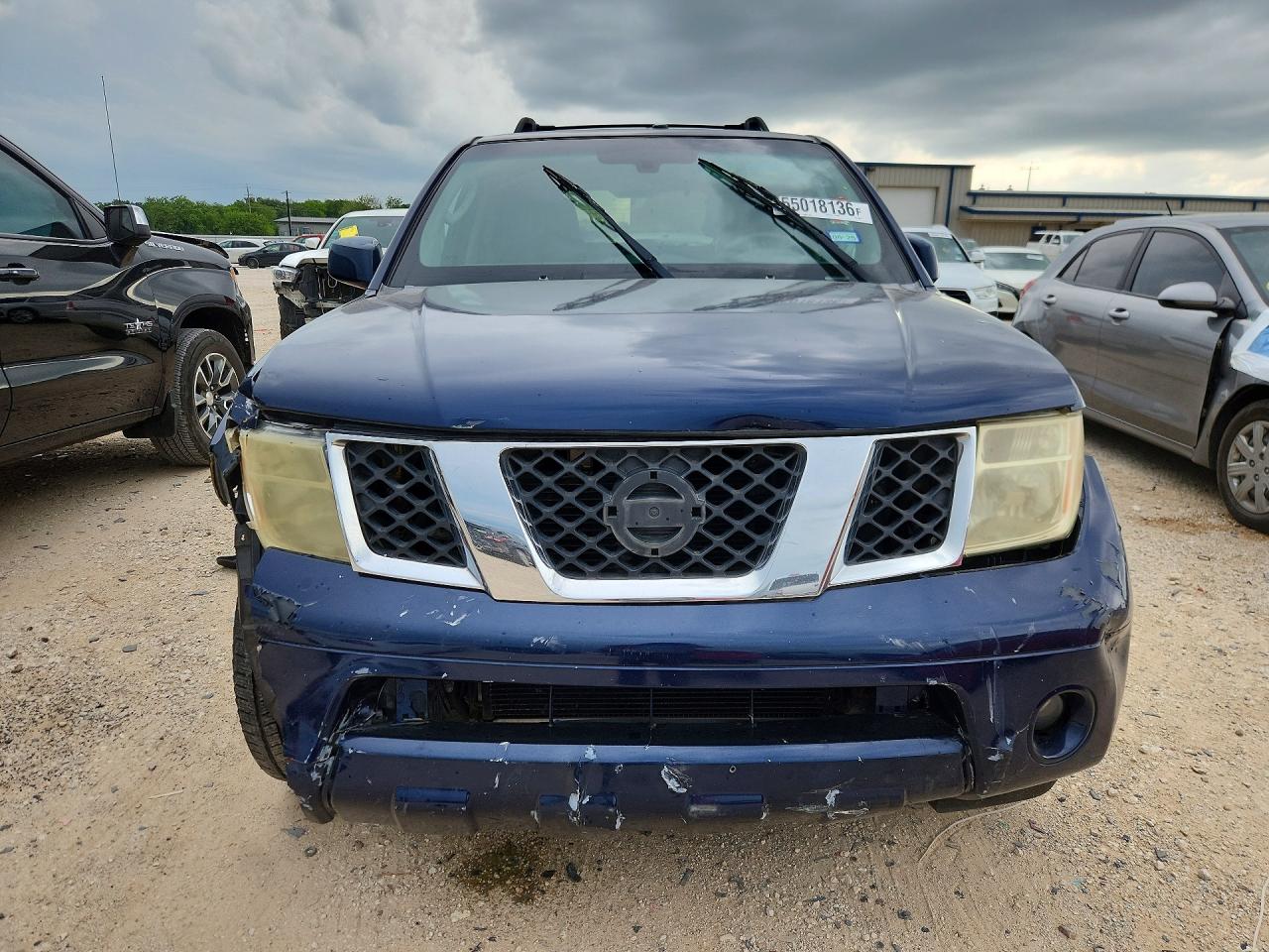 2008 Nissan Pathfinder S Blue vin: 5N1AR18U08C630016