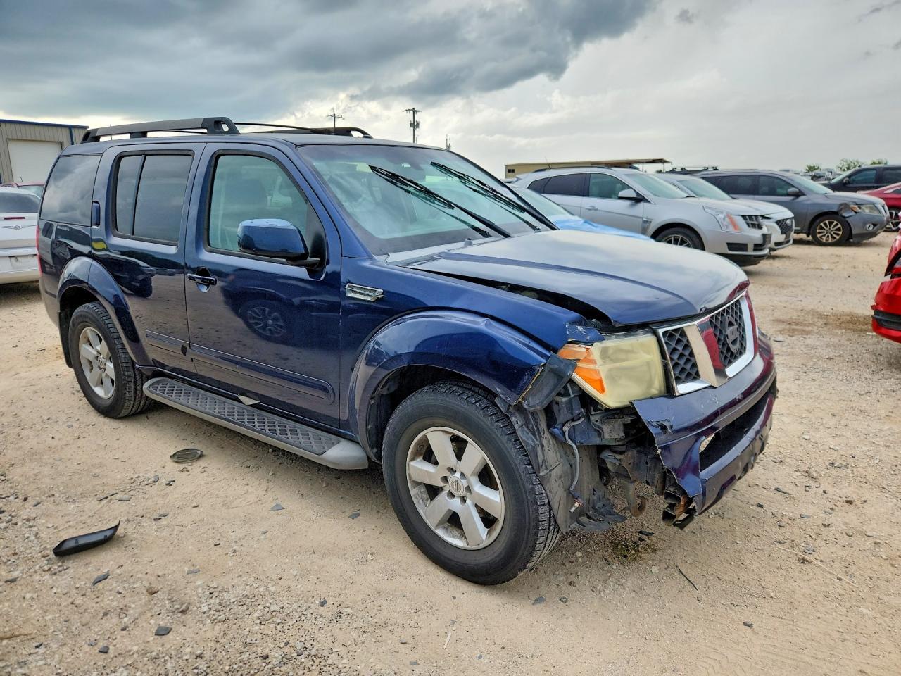 2008 Nissan Pathfinder S Blue vin: 5N1AR18U08C630016
