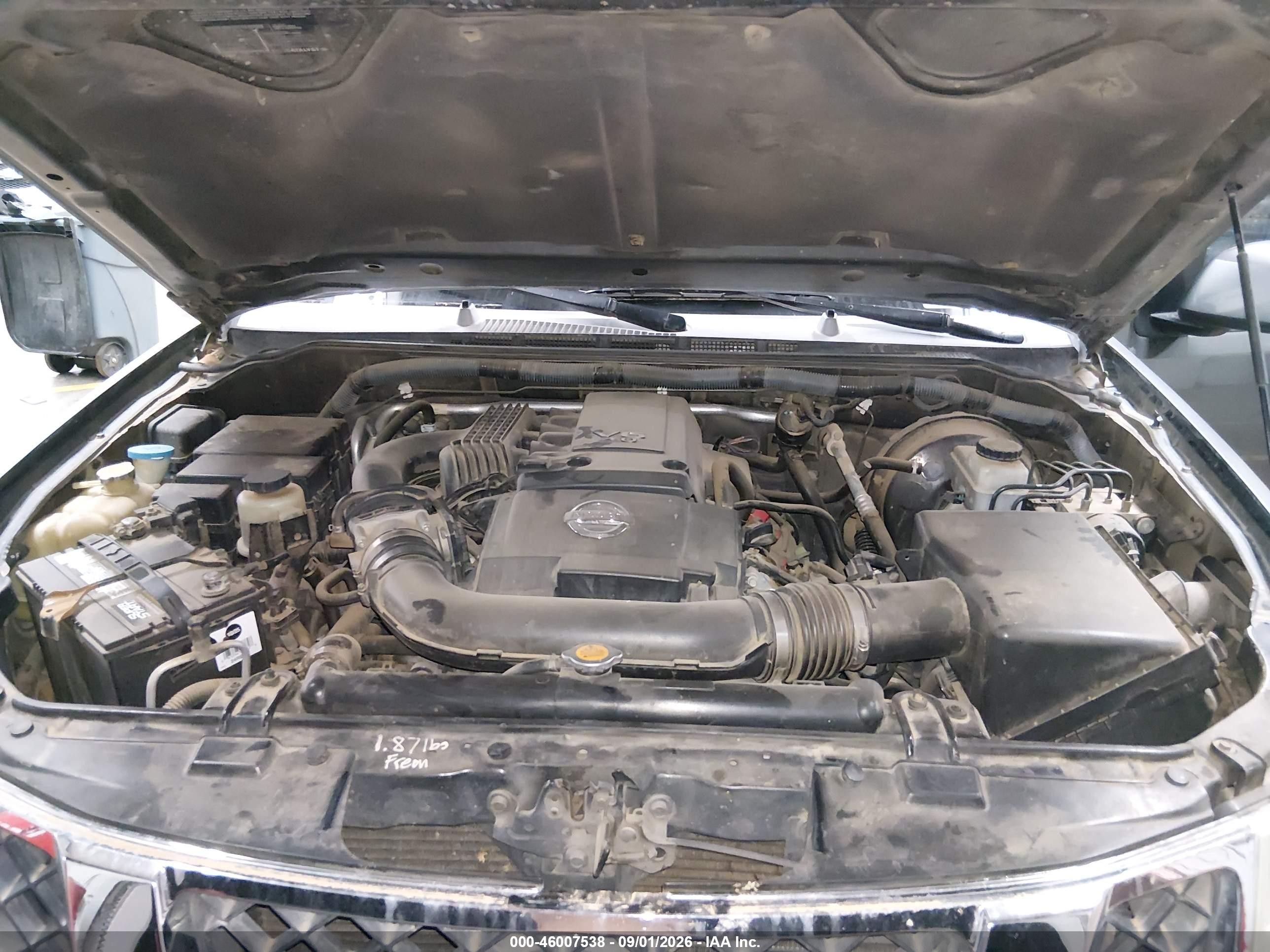 2008 Nissan Pathfinder Se Gray vin: 5N1AR18U08C655286