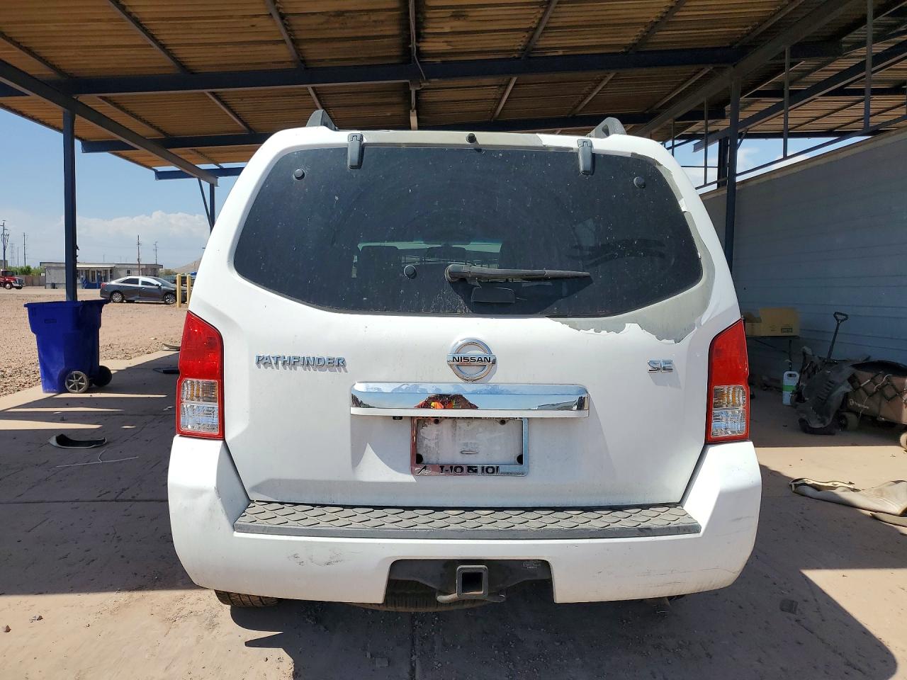 2008 Nissan Pathfinder S White vin: 5N1AR18U08C664120