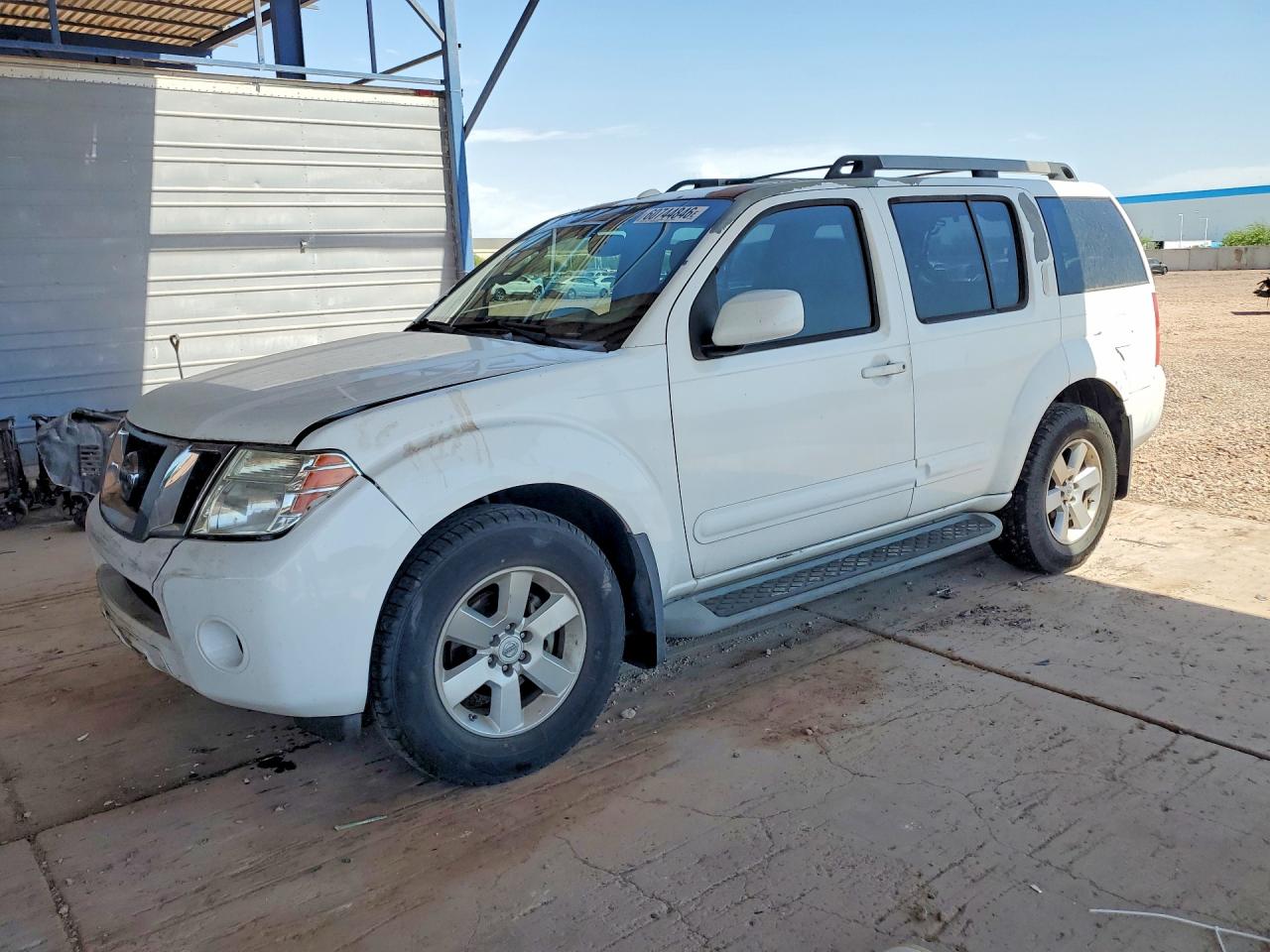 2008 Nissan Pathfinder S White vin: 5N1AR18U08C664120